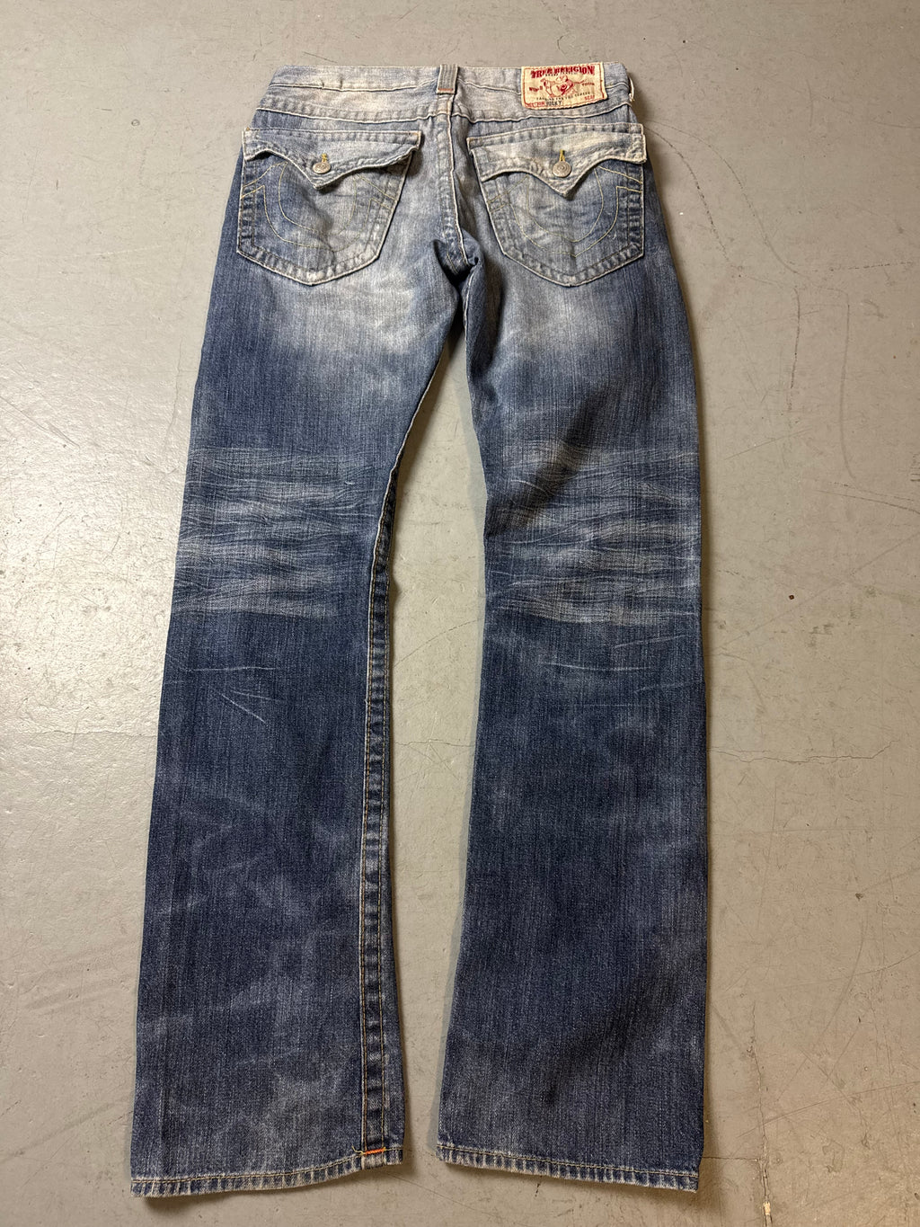 Produktbild von Vintage True Religion Bootcut Denim von hinten