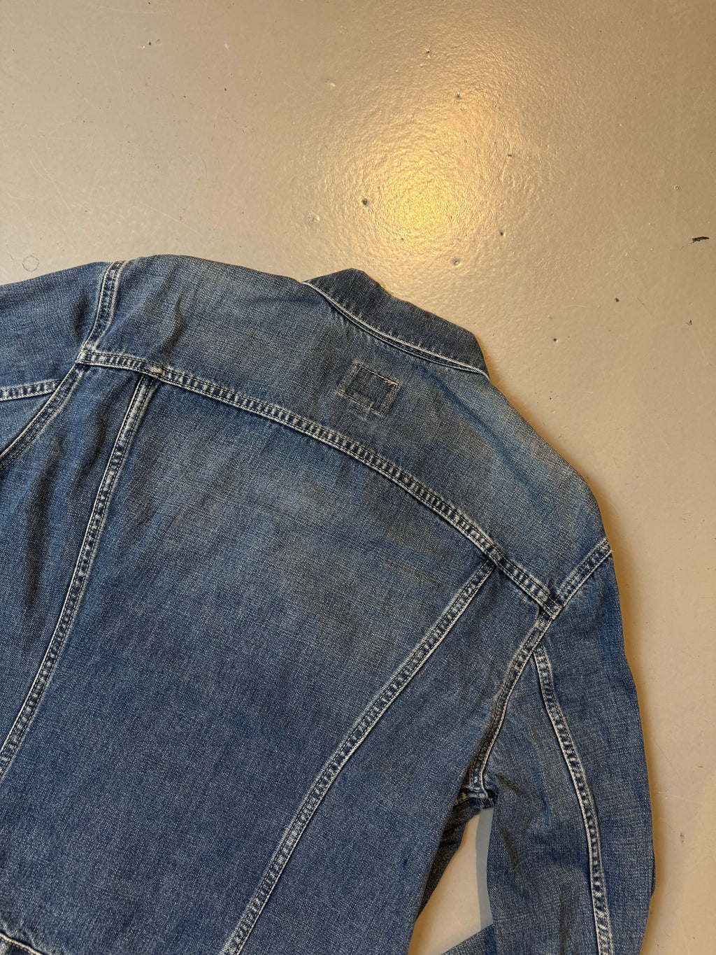 Vintage GAS Blue Washed Denim Jacket XL