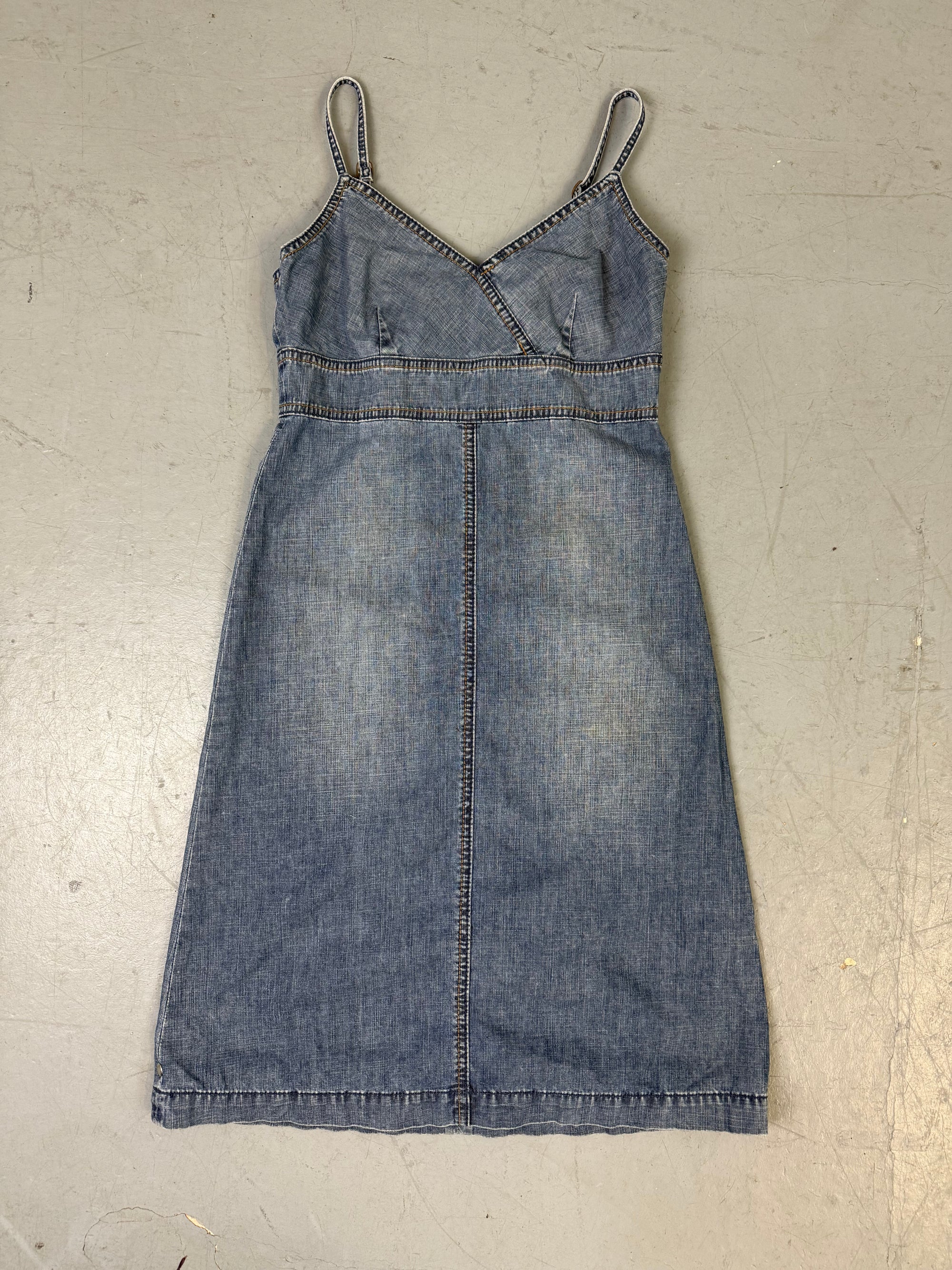 Vintage s.Oliver Denim Midi Dress M