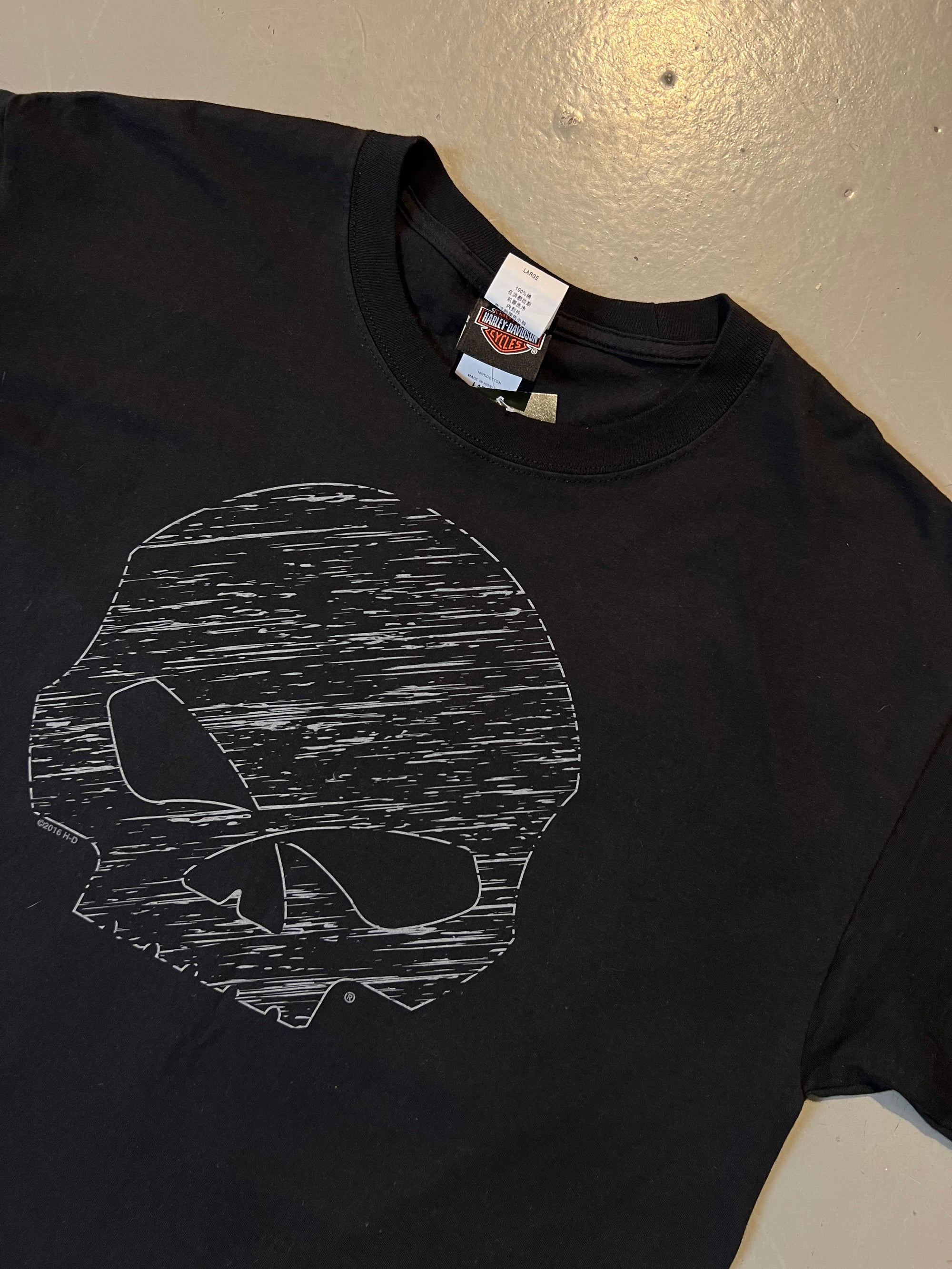 Vintage Harley Davidson Skull Tee L/XL