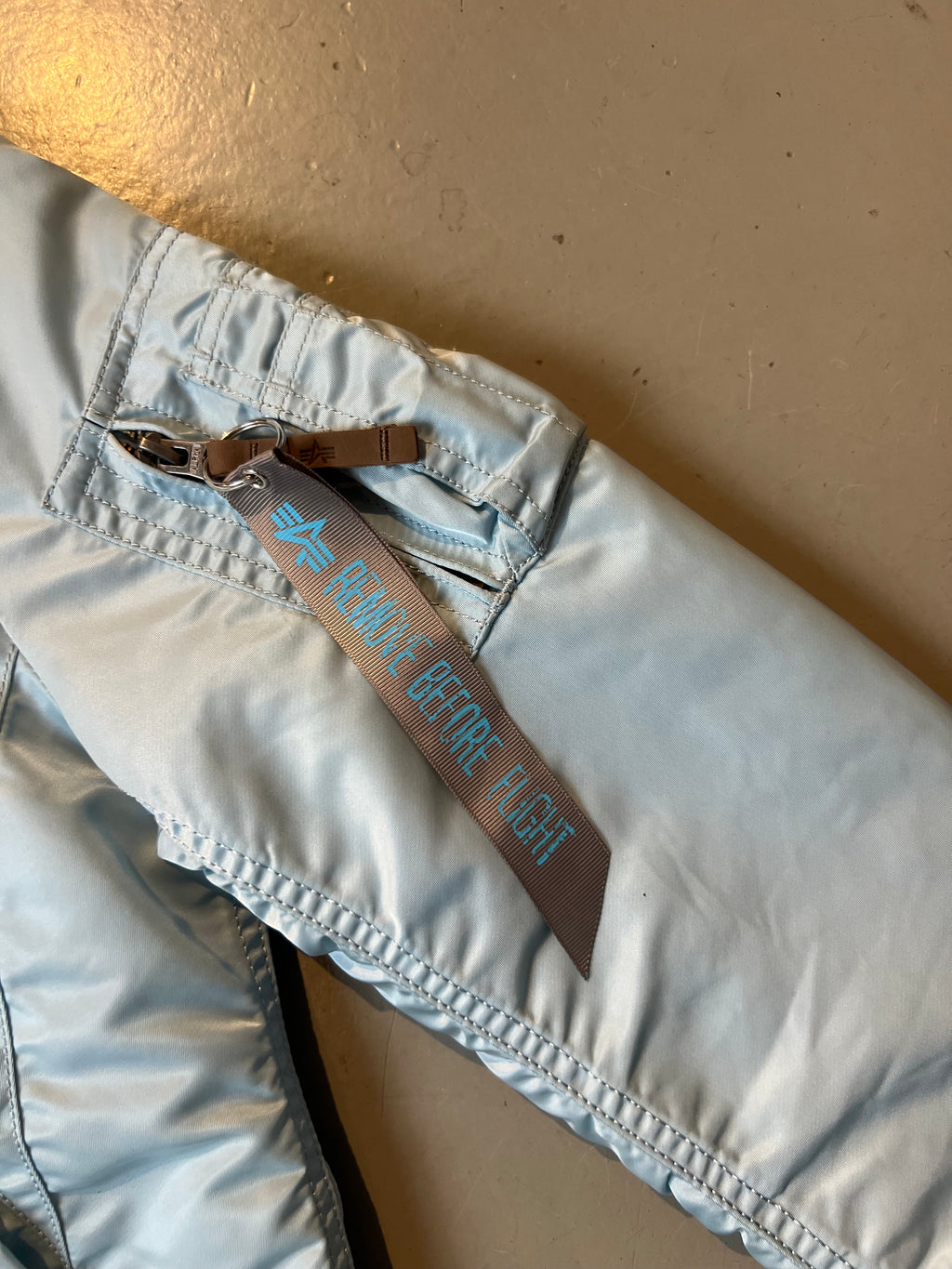 Vintage Alpha Industries Babyblue Bomber Jacket S/M