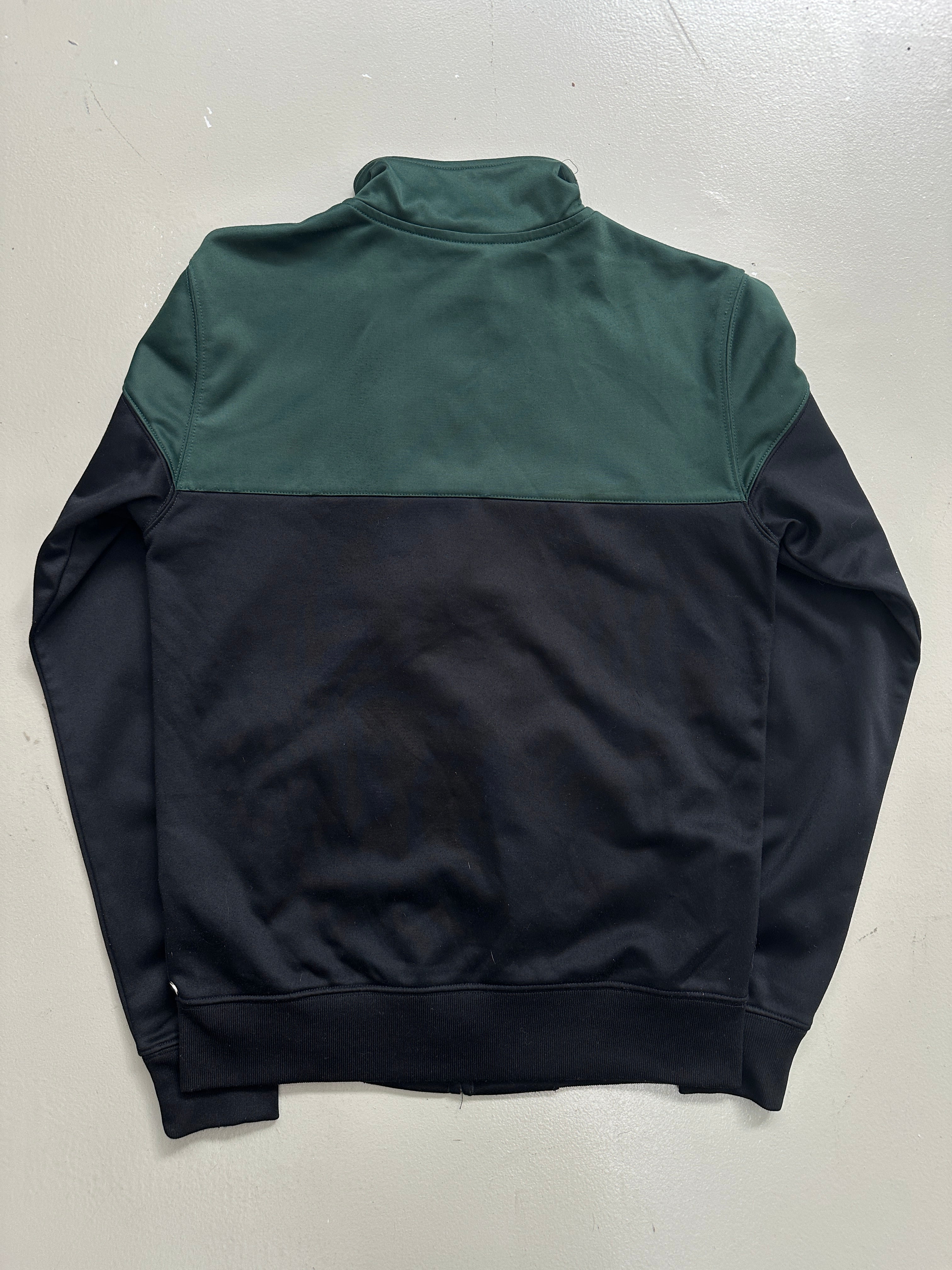 Vintage Carhartt Black and Green Track Jacket S/M