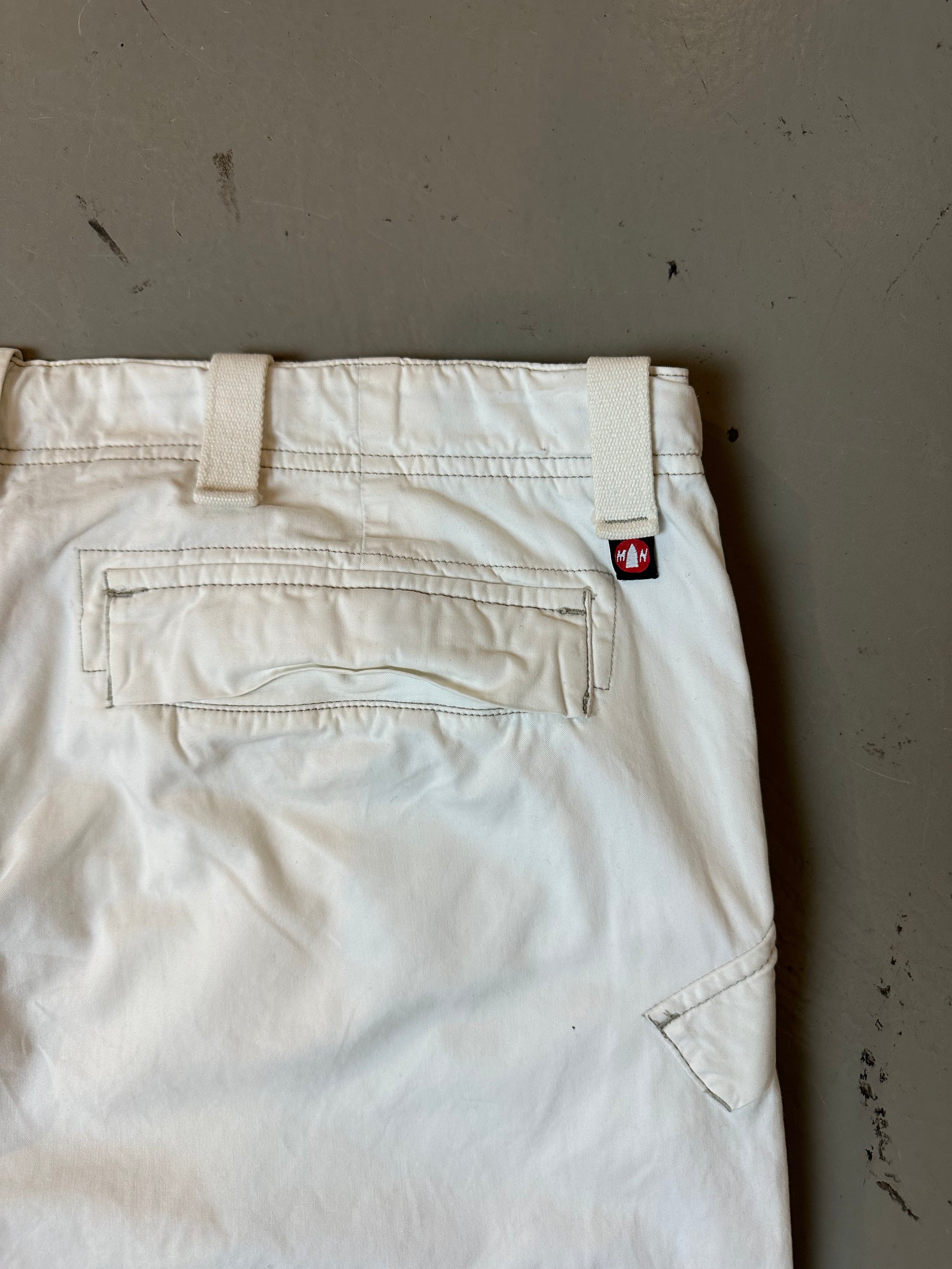 Vintage White Summer Pants L/XL