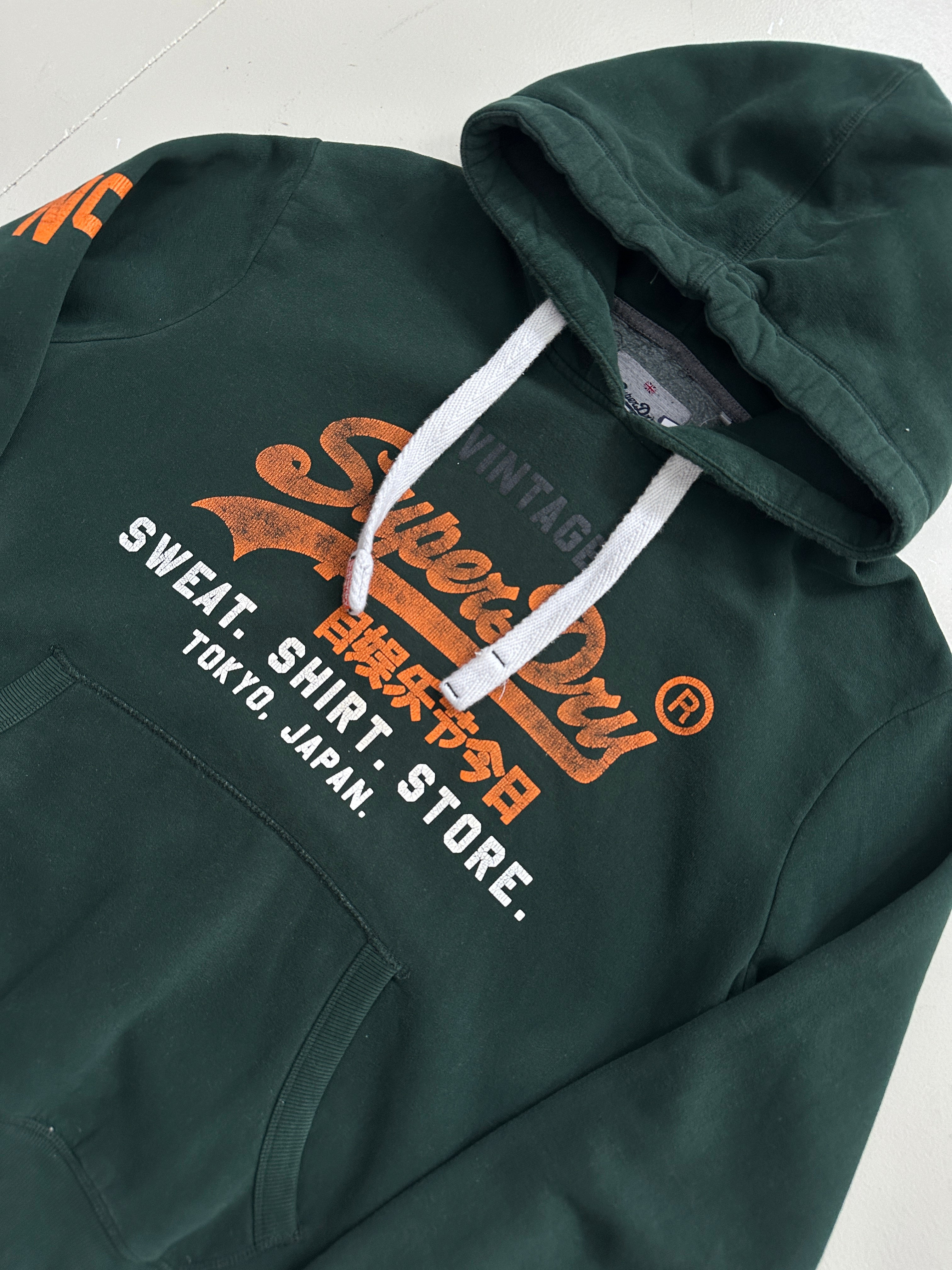 Vintage Printed Superdry Hoodie XXL