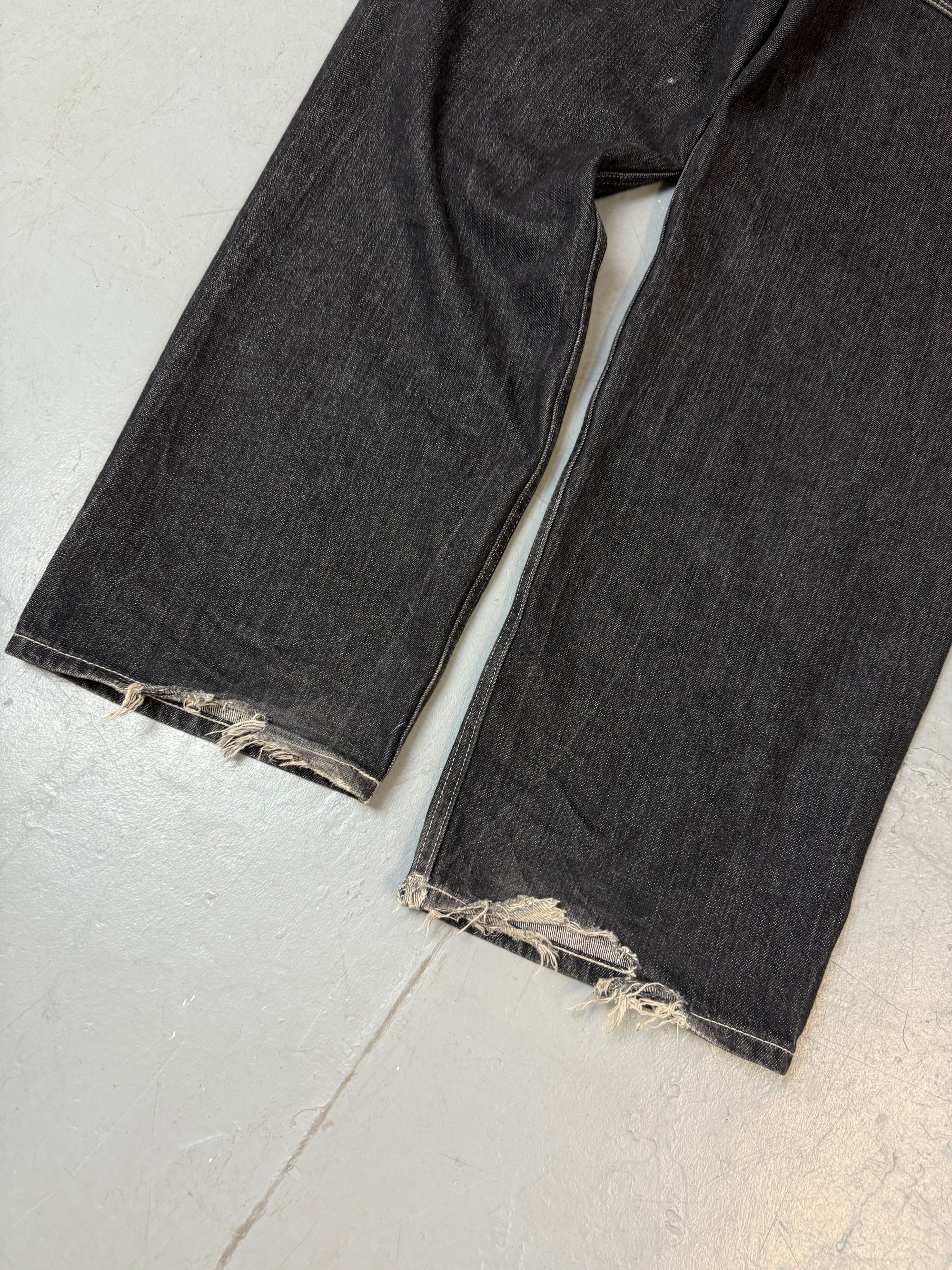 Vintage Weekday Black Baggy Denim M/L