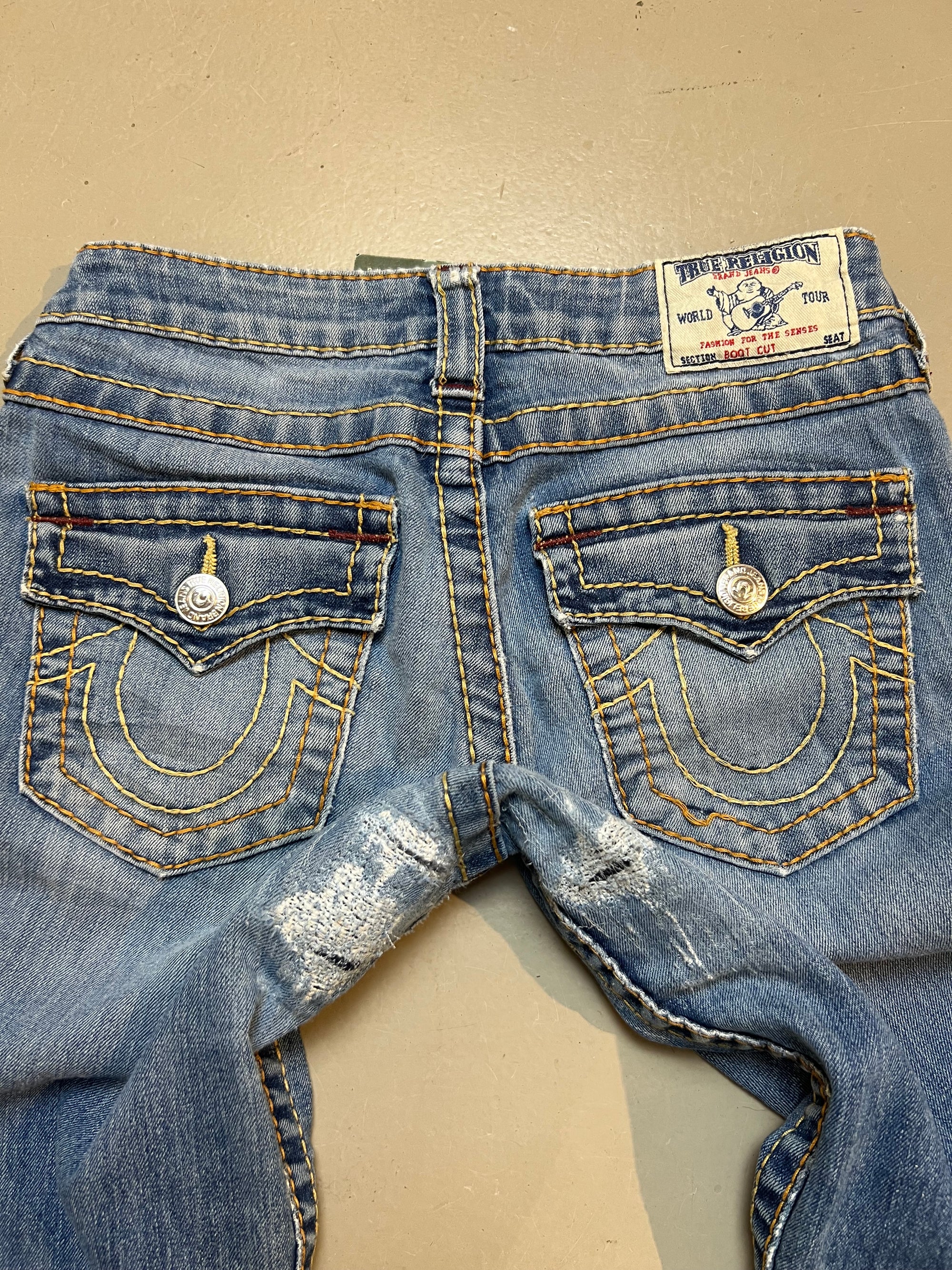 Vintage True Religion Flared Denim XS/XXS