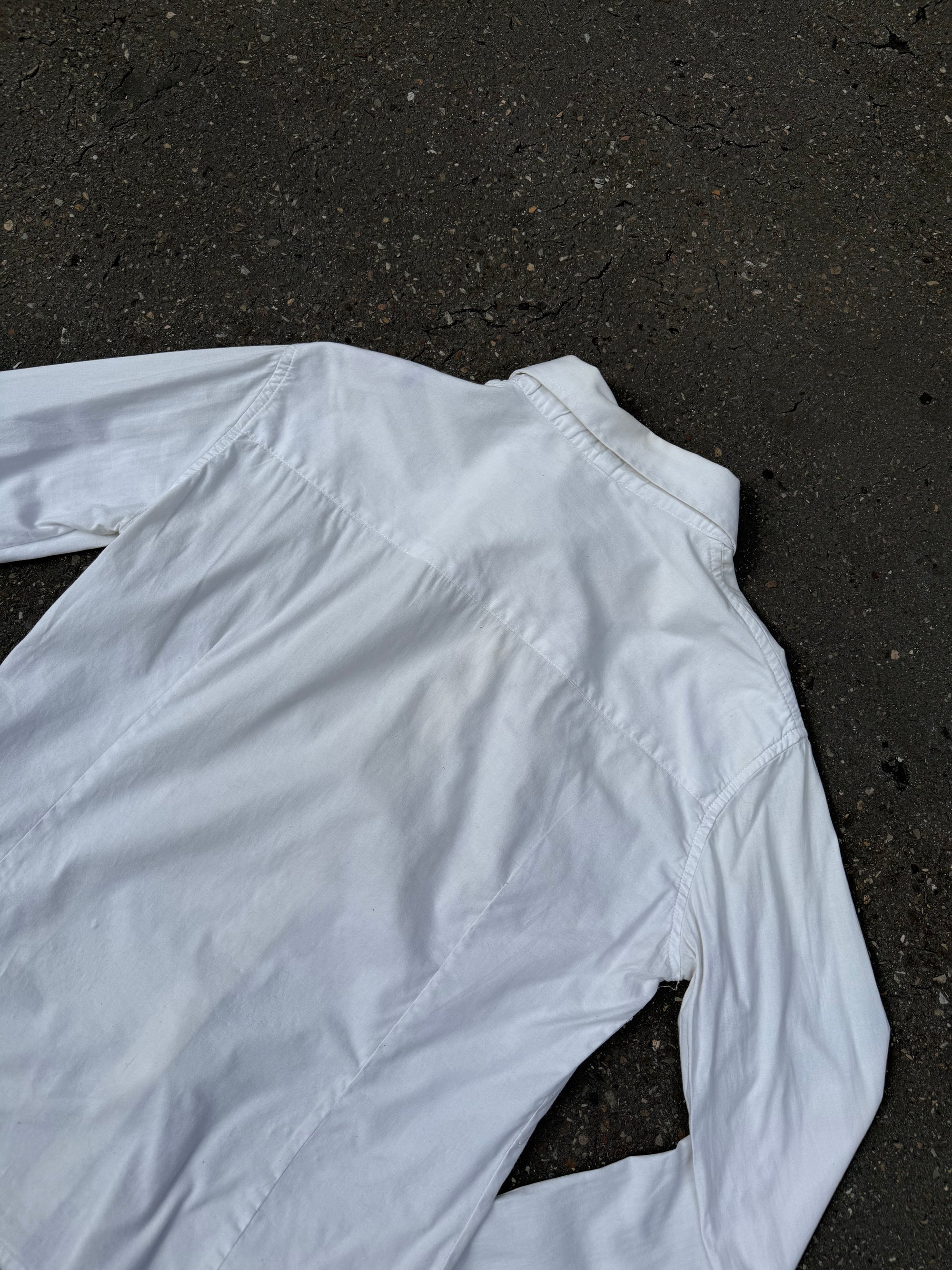 Vintage Burberry White Button Up Shirt M/L