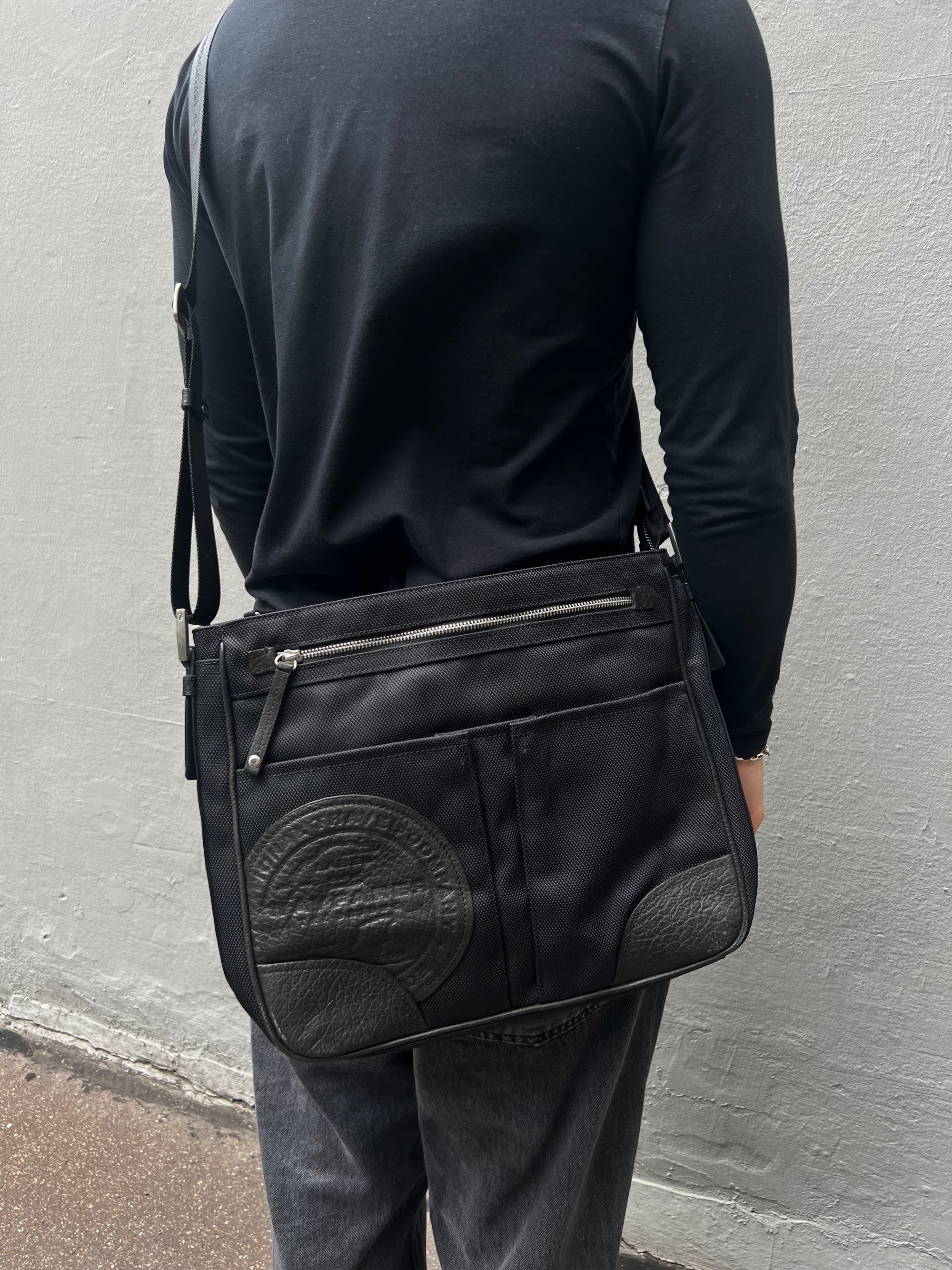 Vintage Black Cross Body Bag