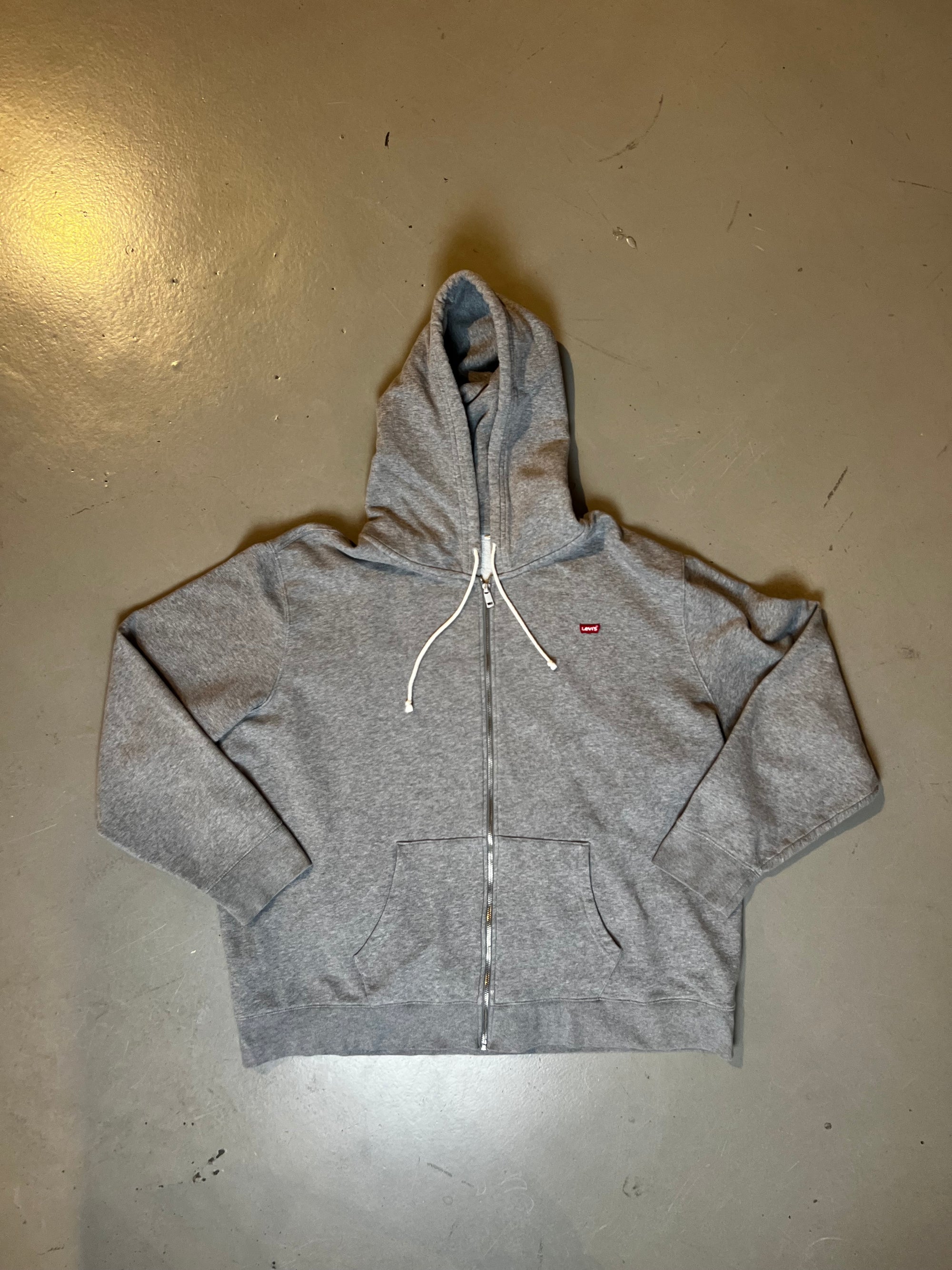Vintage Levis Grey Zip Hoodie XL/XXL