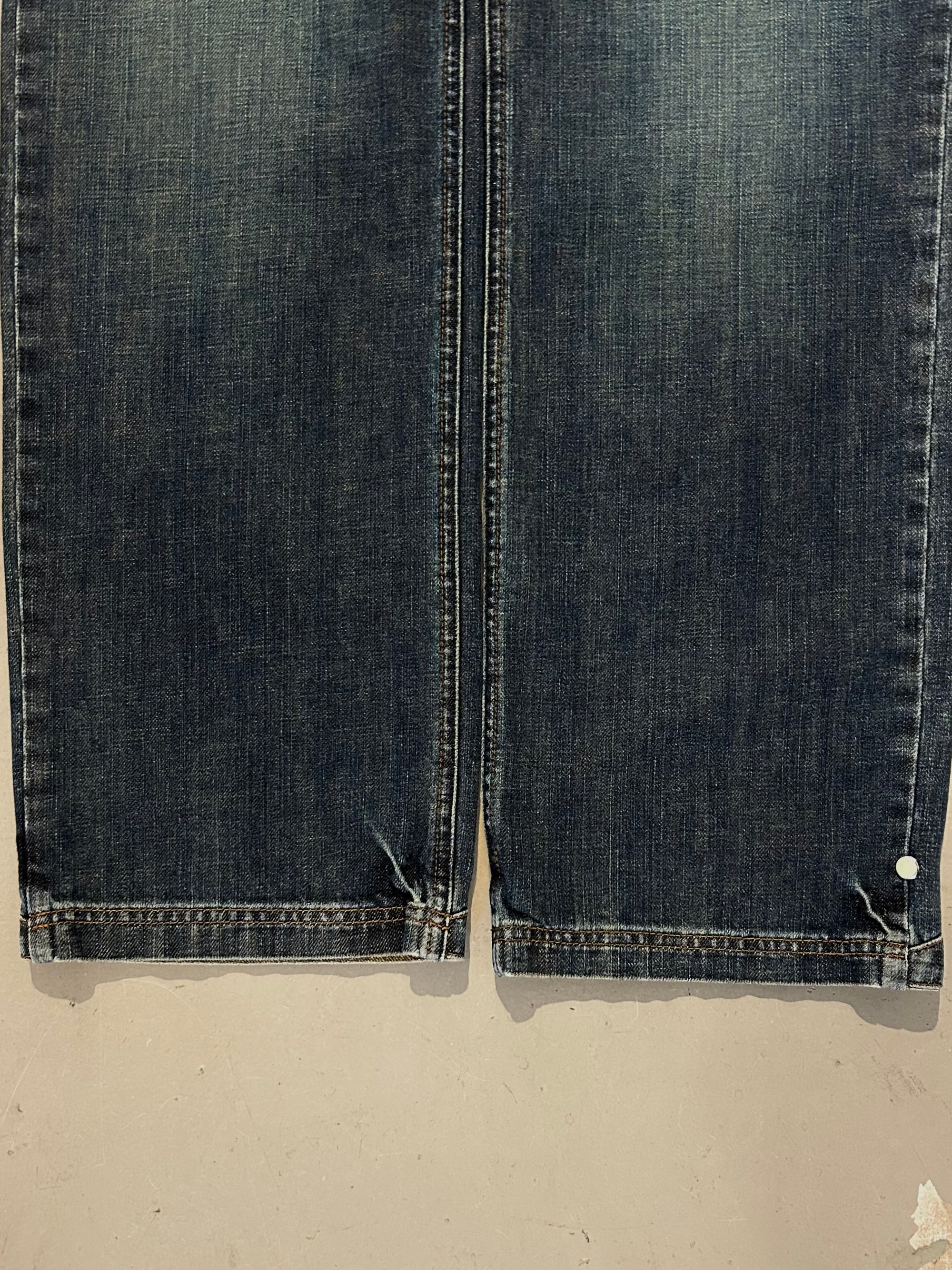 Vintage Lambretta Straight Leg Dark Denim L/XL