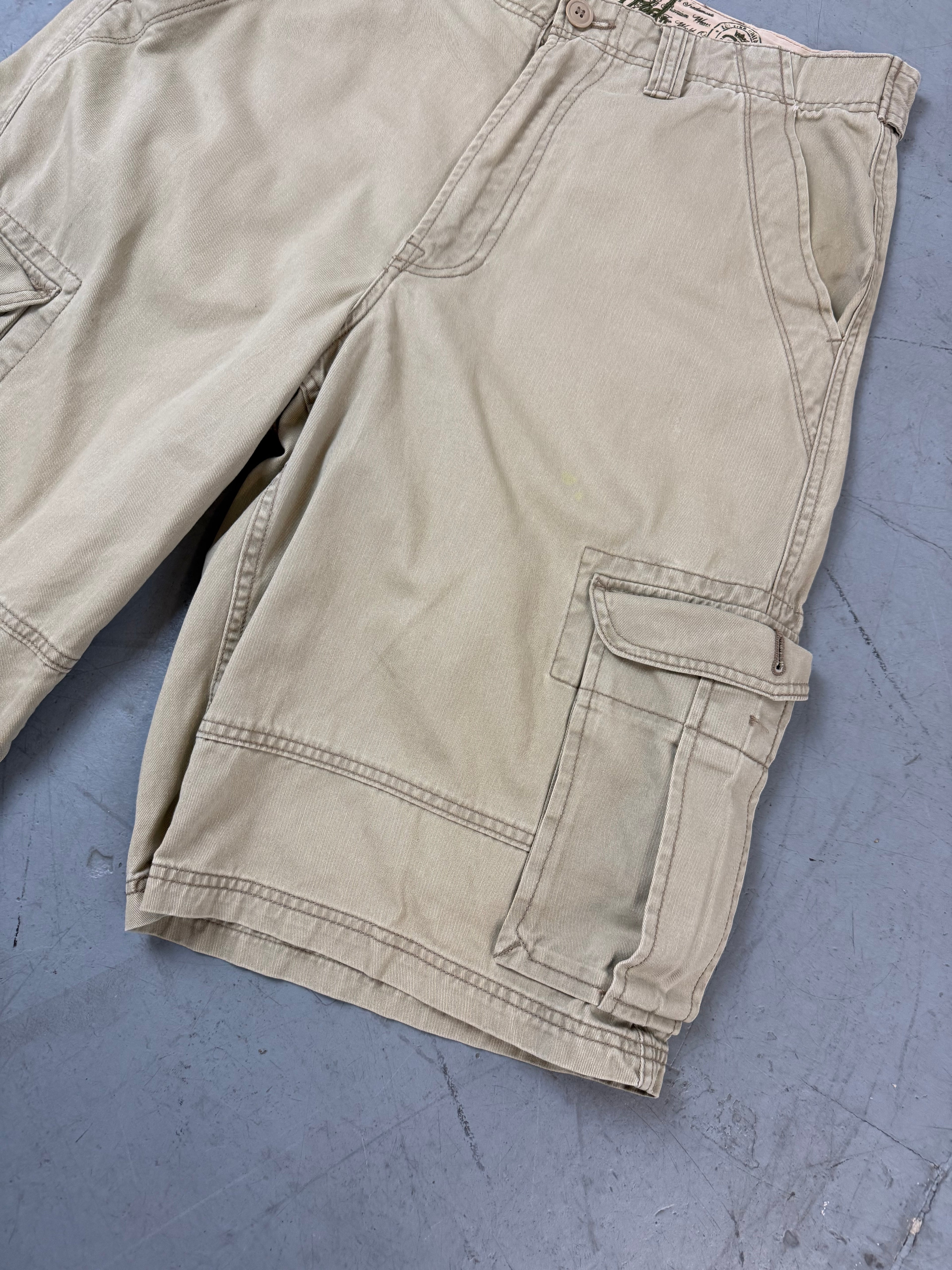 Vintage Ecko Unltd. Beige Cargo Shorts XL