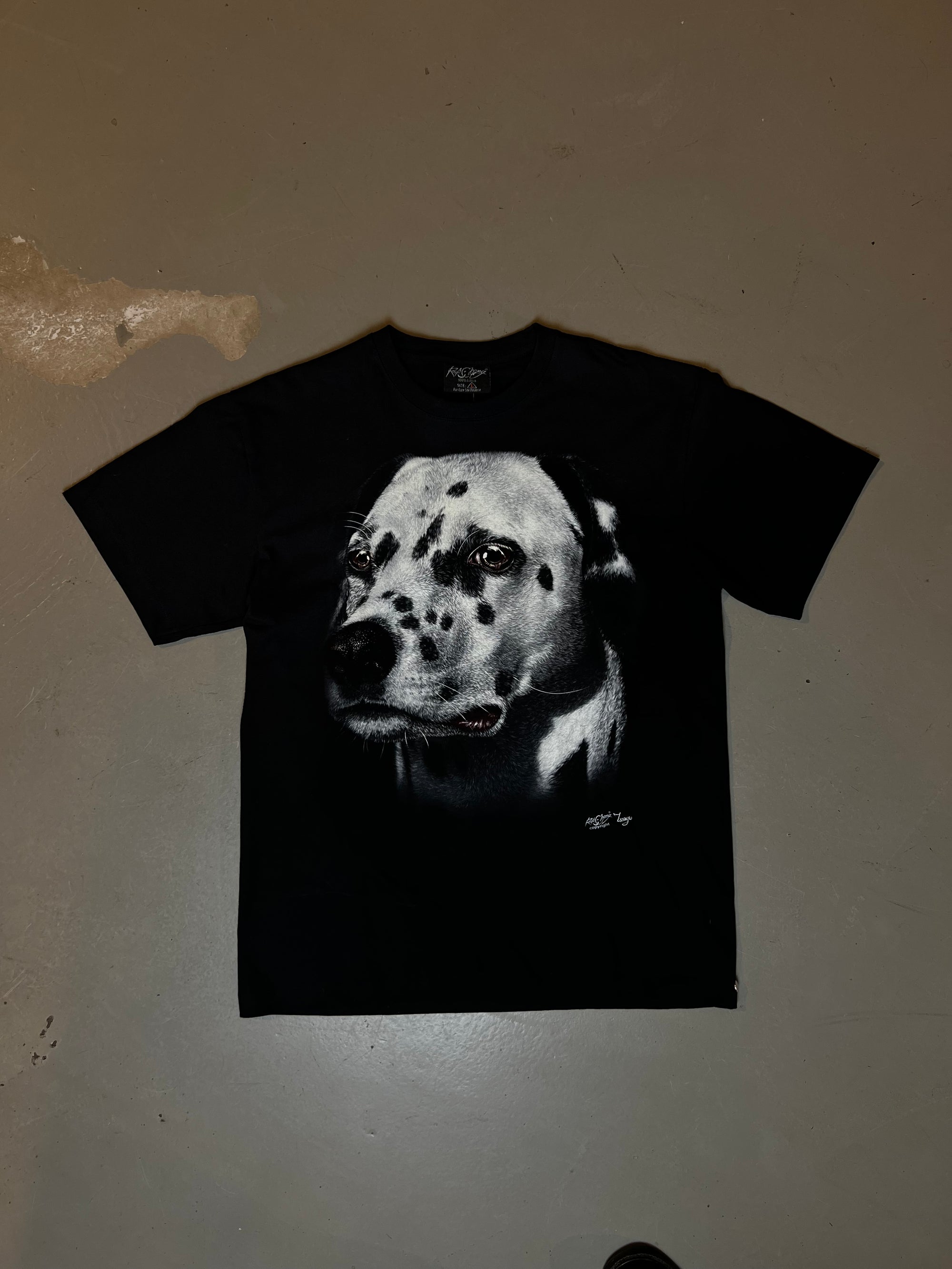 Vintage Black Dog Printed Tee L/XL