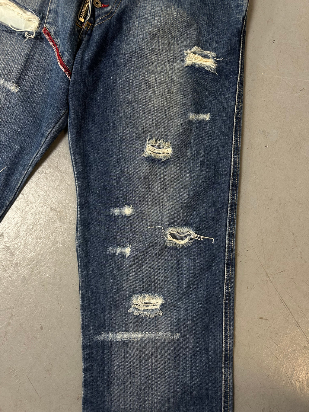 Vintage diesel denim mit baggy fit und ripped Optik 