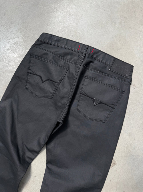 Vintage Guess Black Slim Straight Fit Pants M