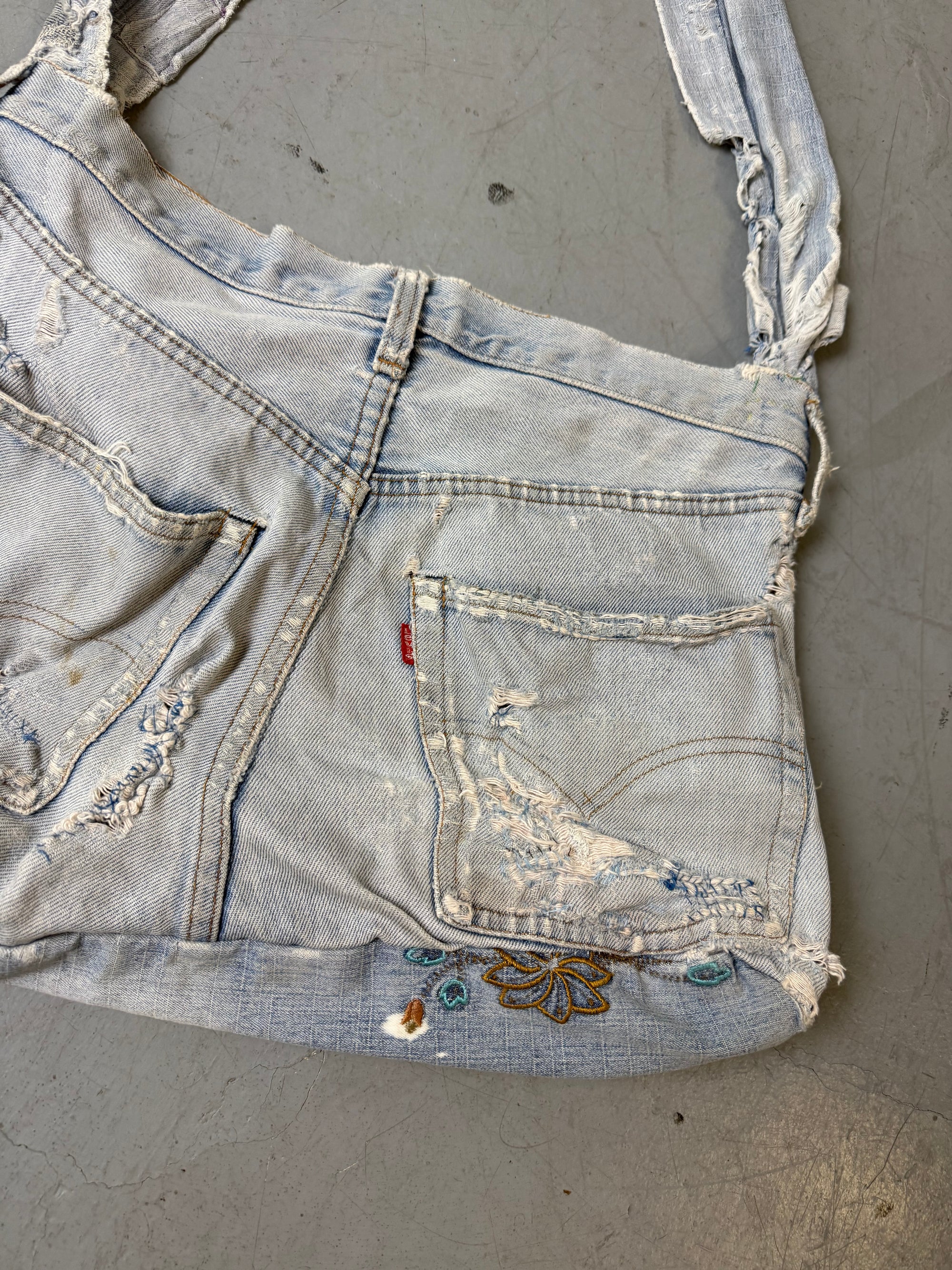 Vintage Denim Reworked Bag