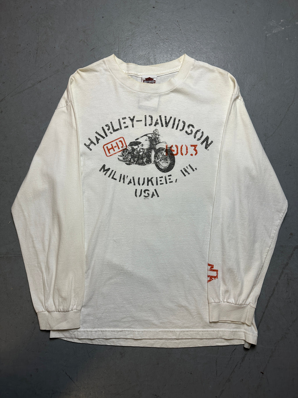 Produktbild von Vintage Harley Davidson Longsleeve L/XL von vorne