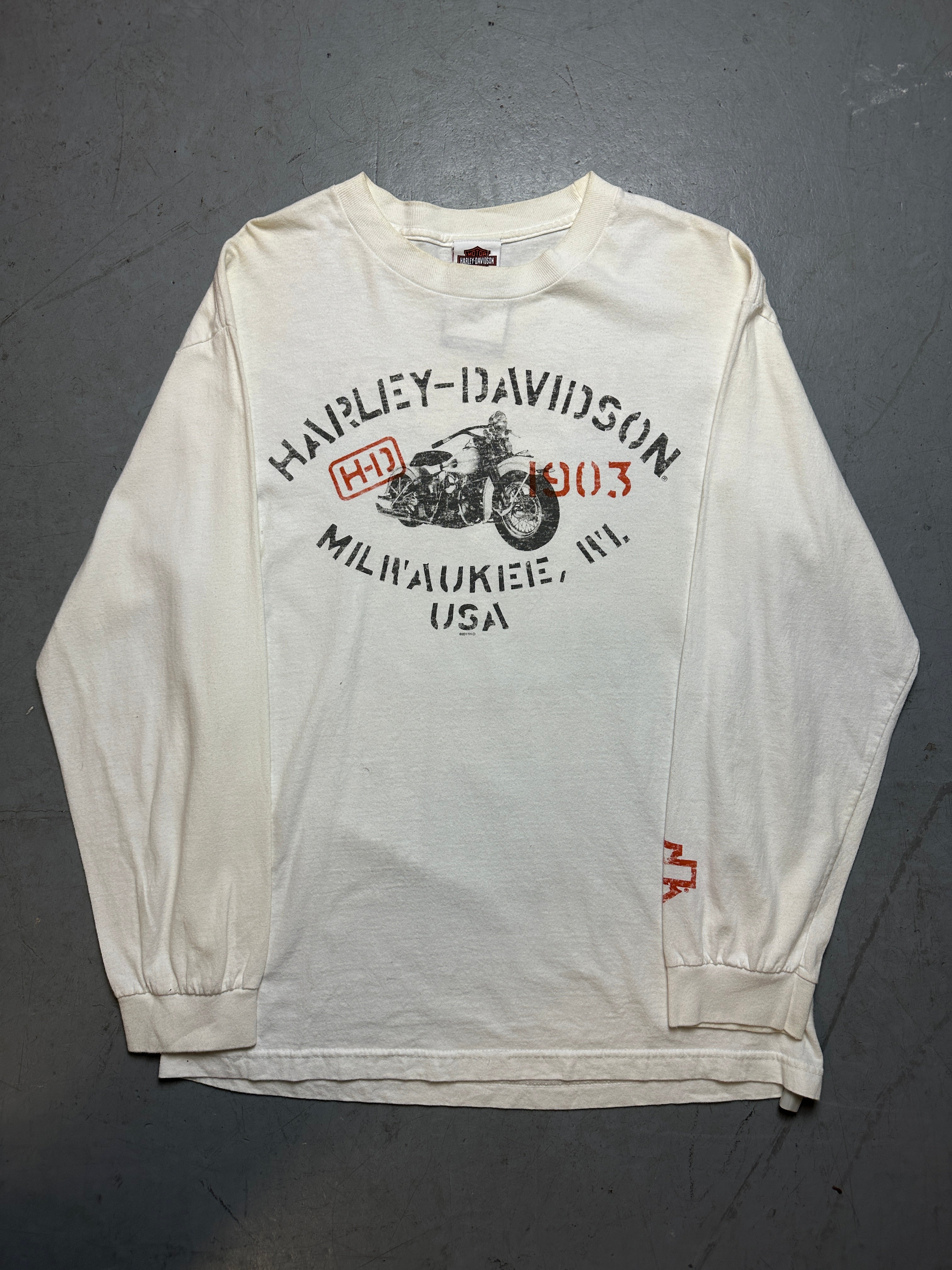 Produktbild von Vintage Harley Davidson Longsleeve L/XL von vorne