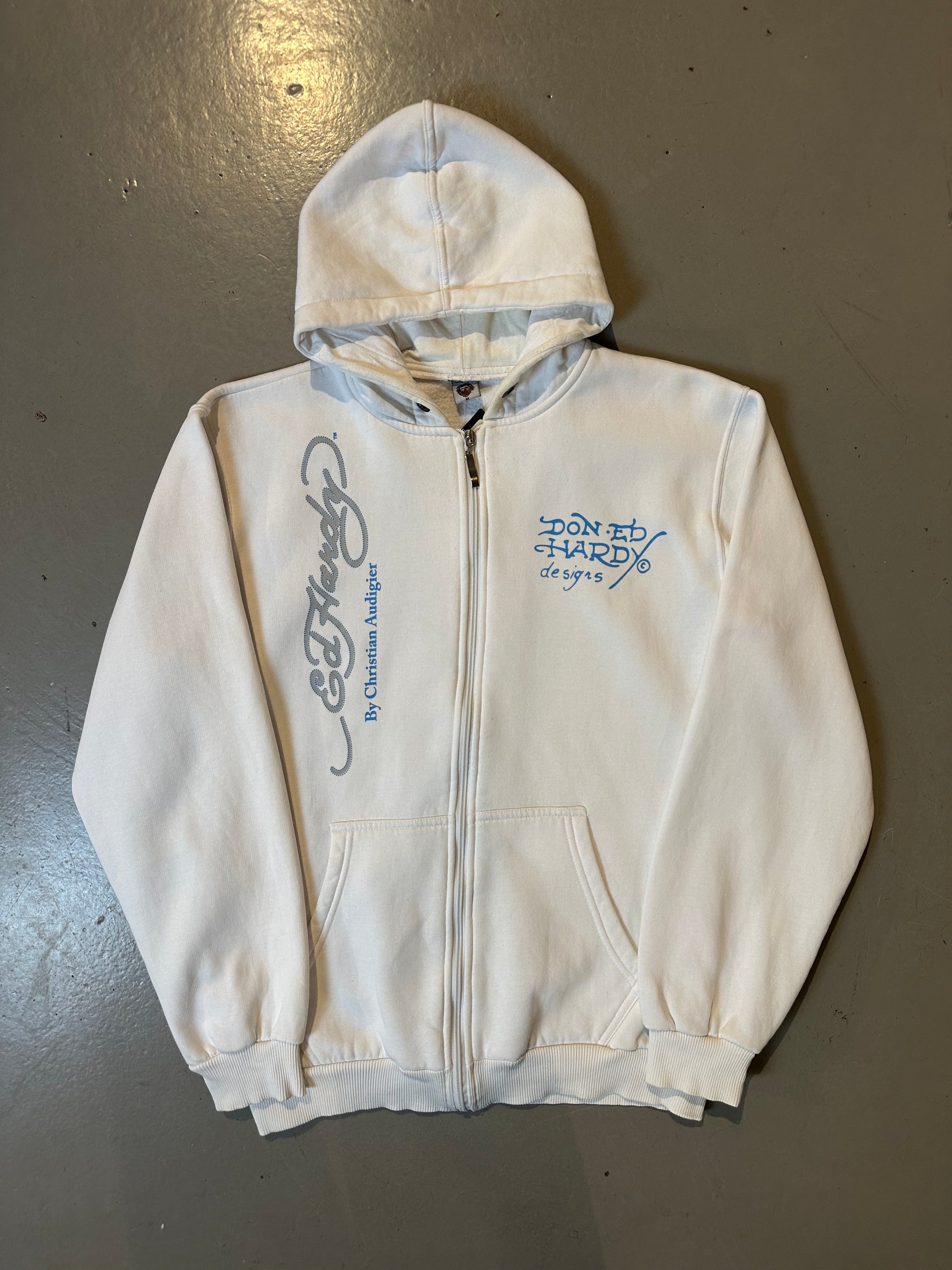 Vintage Ed Hardy by Christian Audigier Zipper M/L