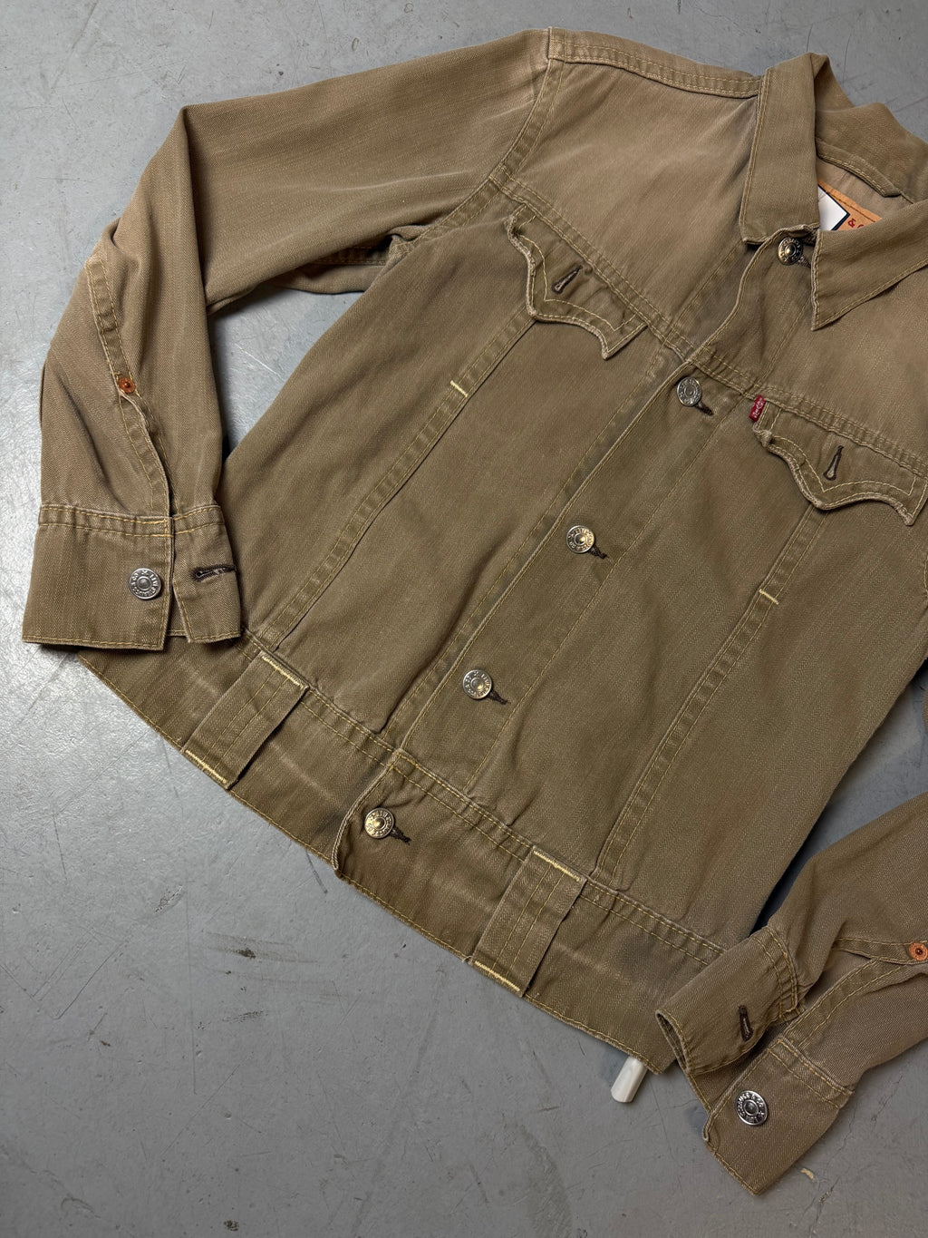 Vintage Levi’s Light Brown Denim Jacket S/M