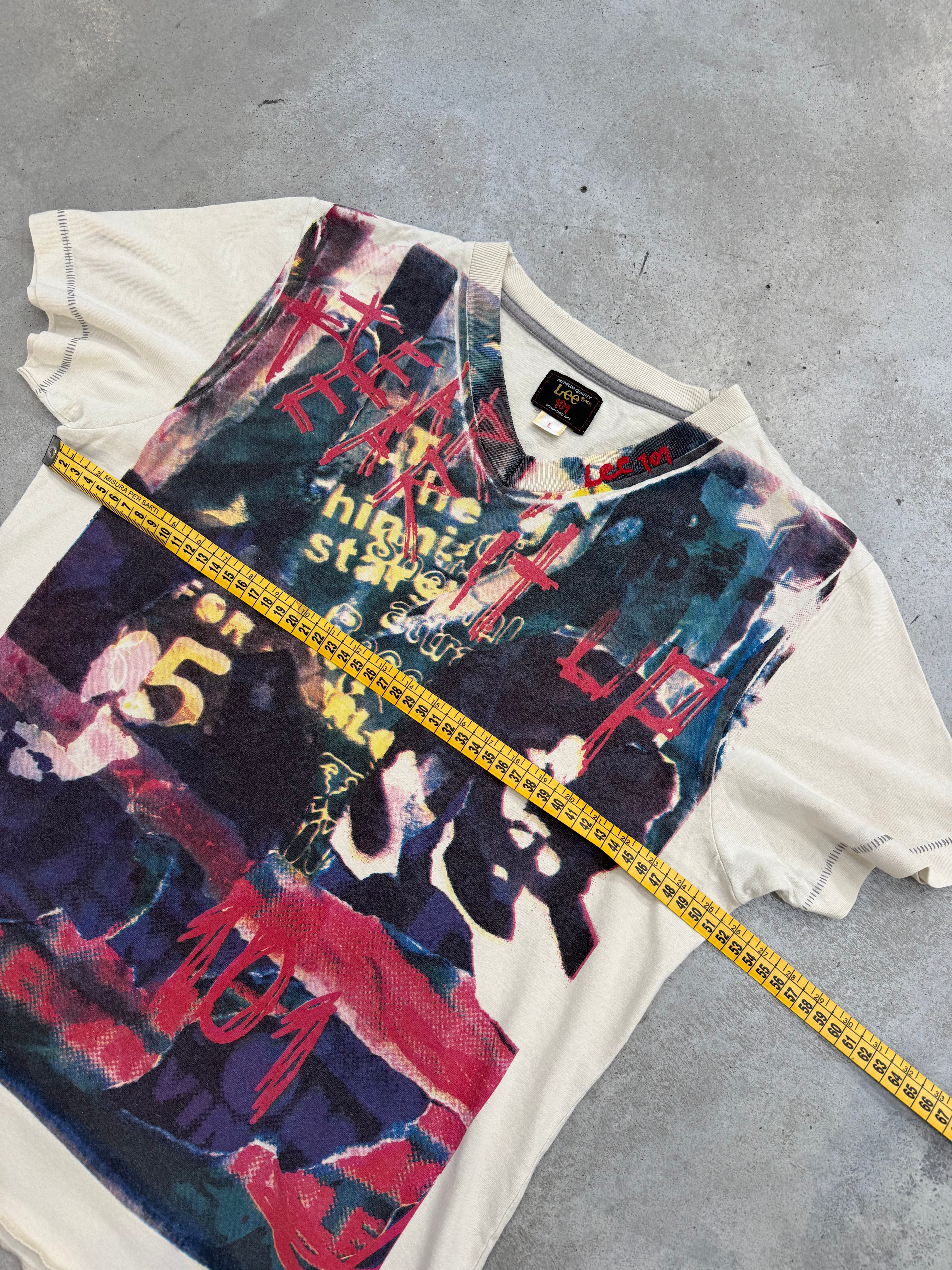 Vintage Lee „Tear it up“ Printed T-Shirt L