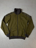 Produktbild von einer Vintage Adidas Dark Green Track Jacket von vorne