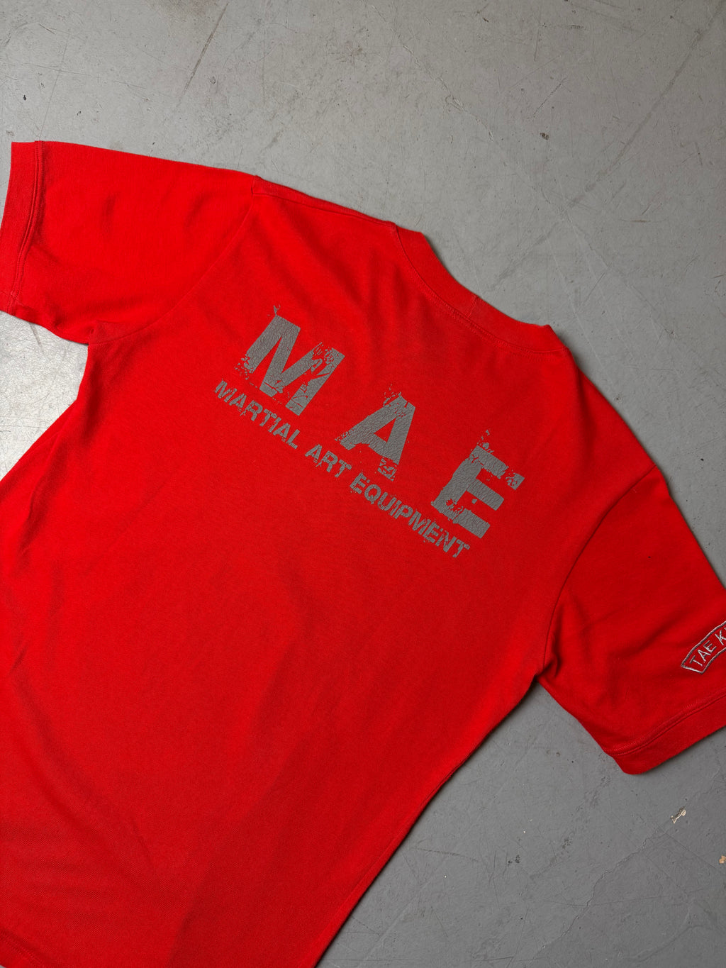 Vintage Red Taekwondo T-Shirt L