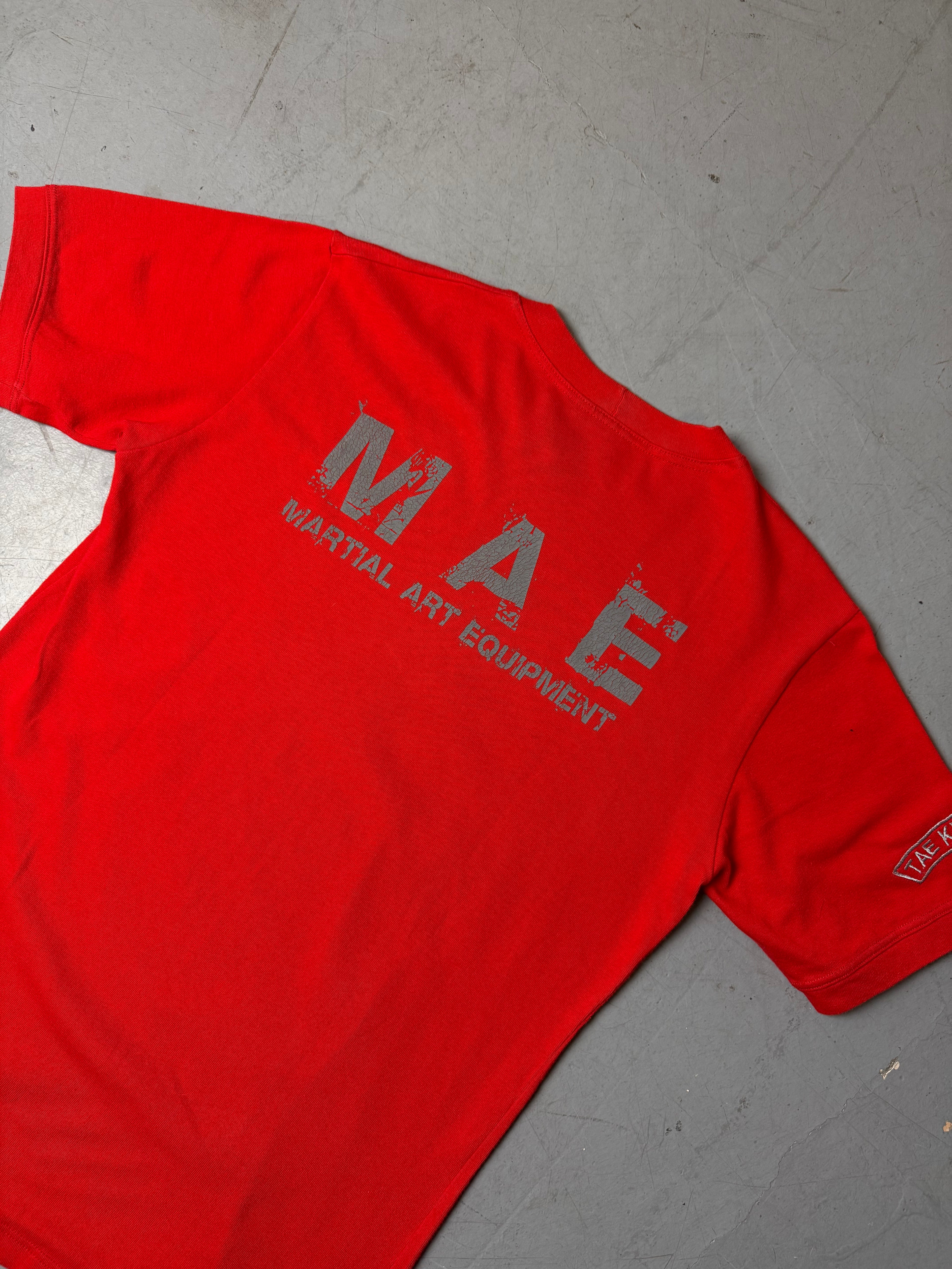 Vintage Red Taekwondo T-Shirt L