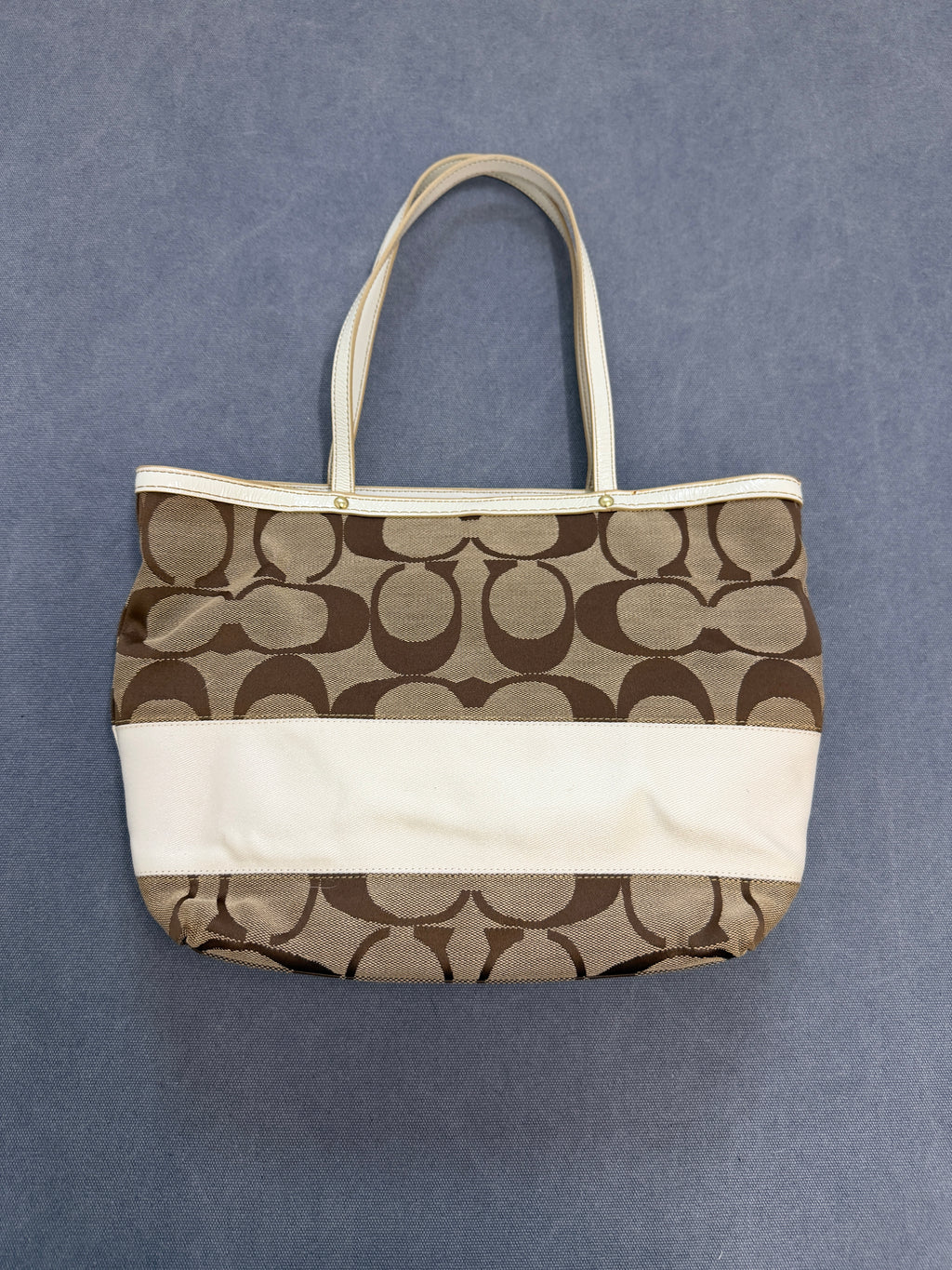 Vintage Coach Monogram Shoulder Bag