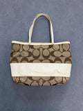 Vintage Coach Monogram Shoulder Bag