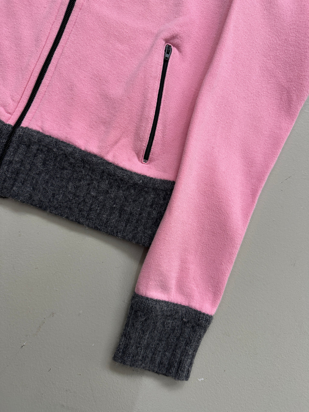 Vintage Franklin&Marshall Pink Zip Up Jacket L