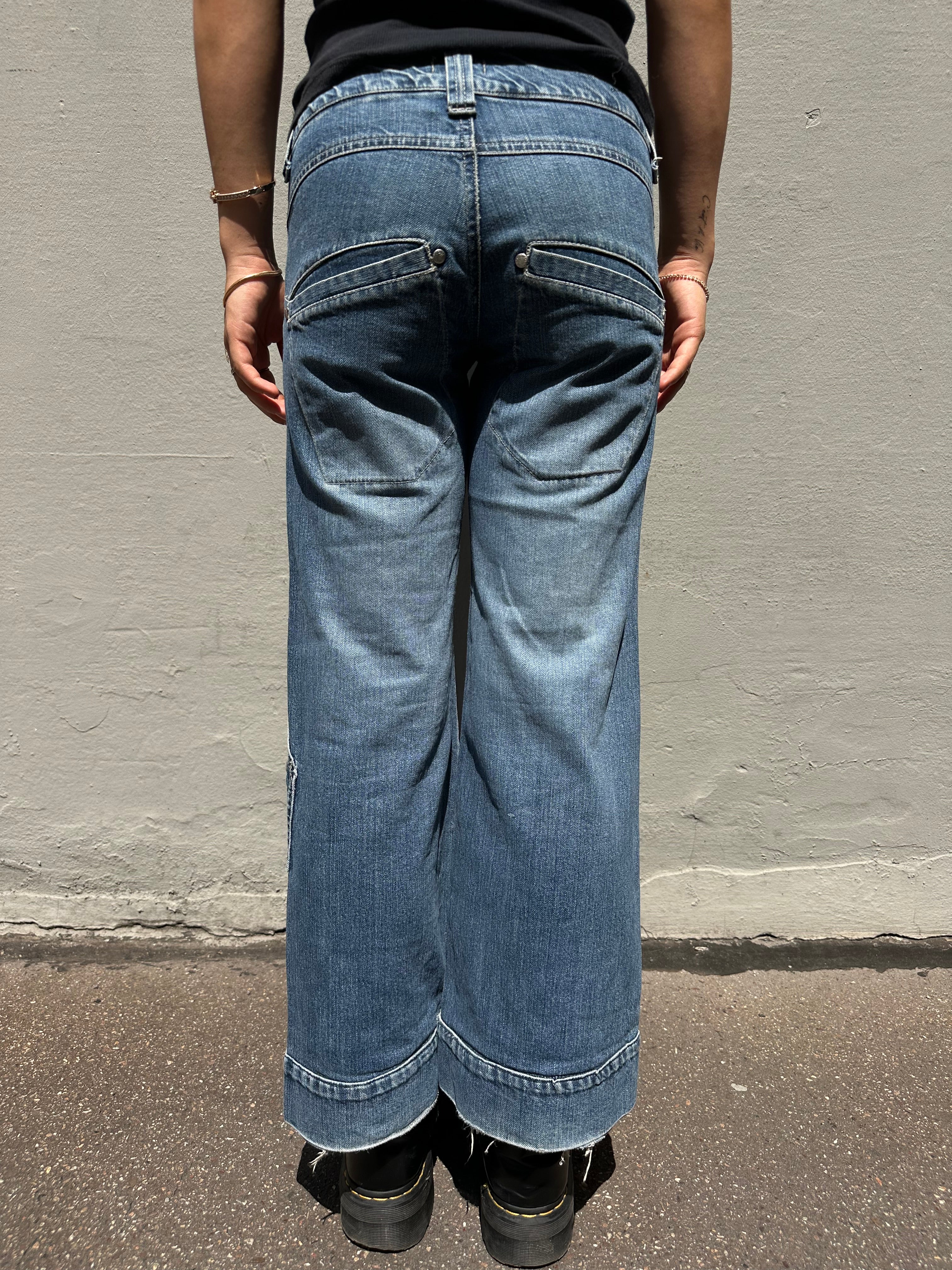 Vintage Blue Cute Short Denim XS/S