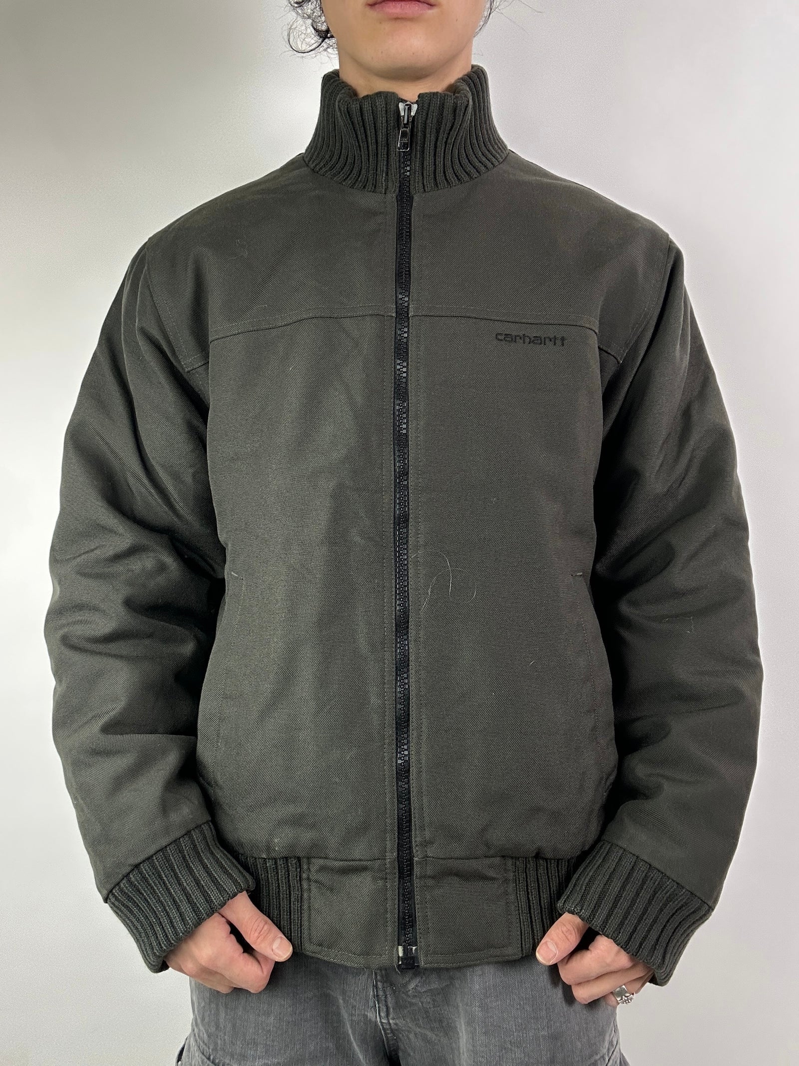 Vintage Khaki Carhartt Jacket M