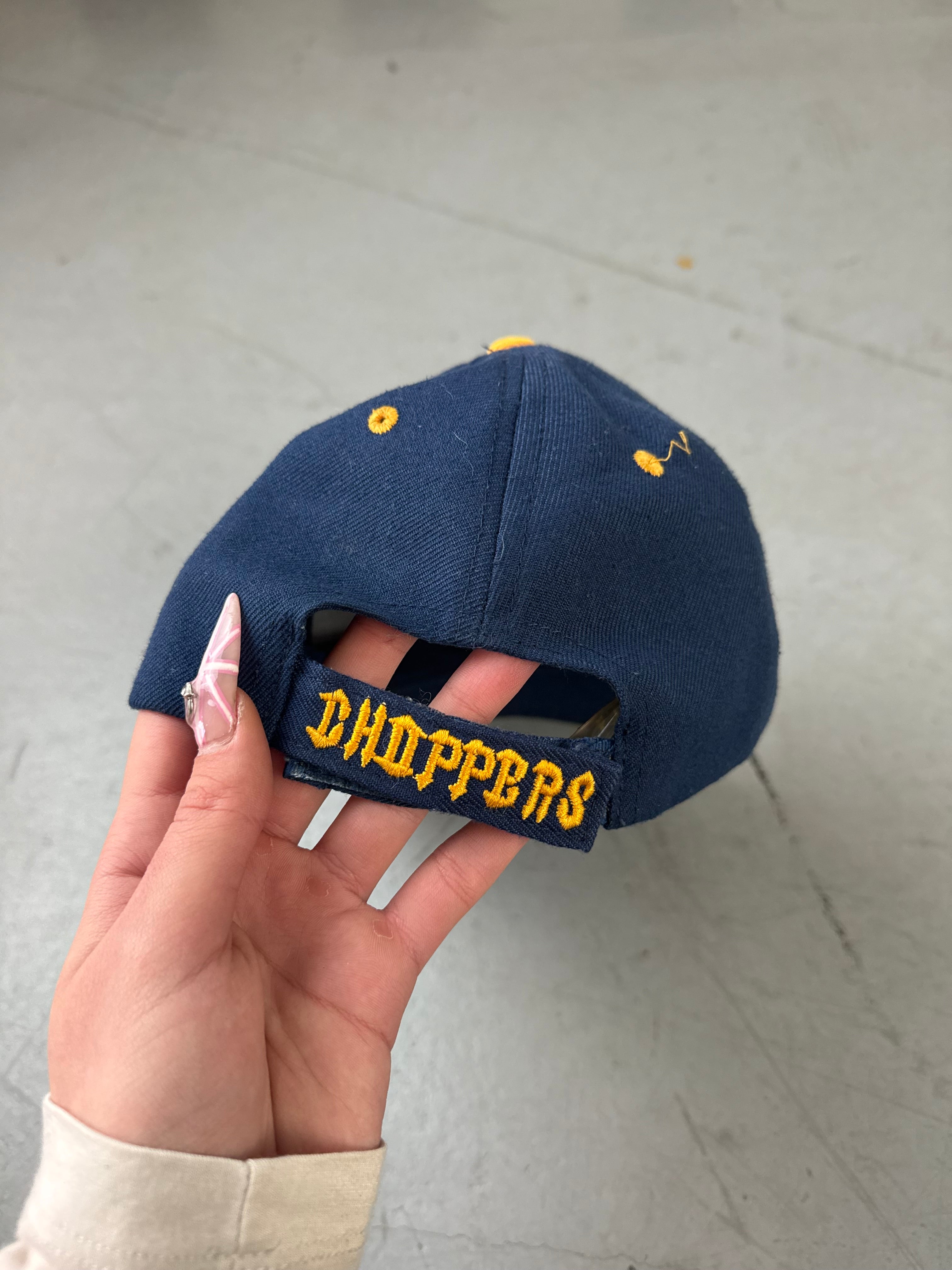 Vintage Von Dutch Babyblaue Cap Y2K Fashion 