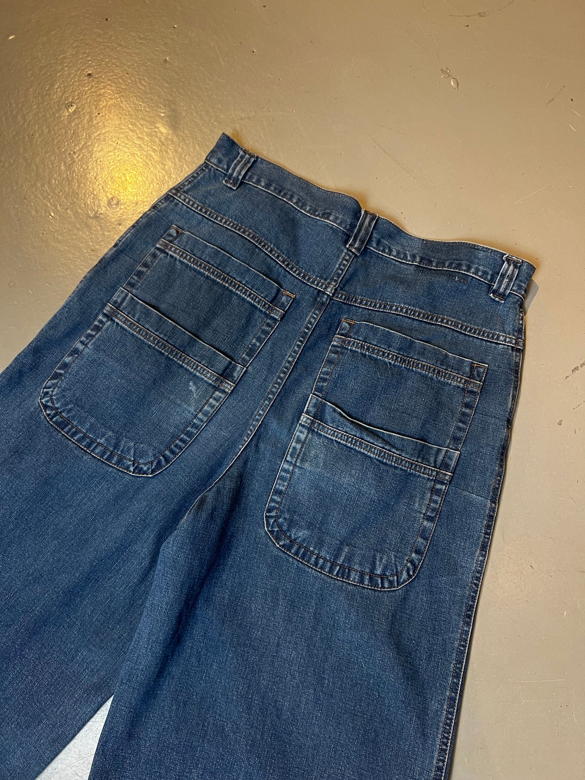 Vintage Dark Blue Baggy Jorts L/XL