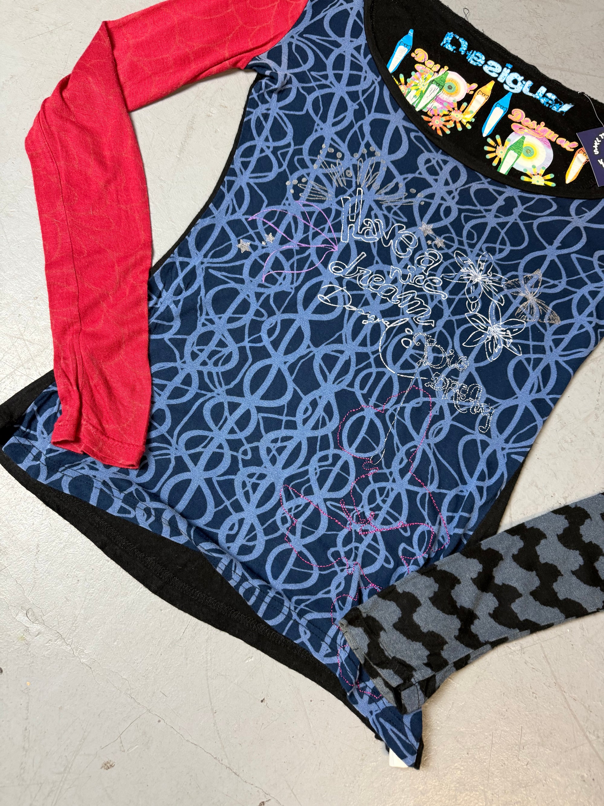 Vintage Desigual Colorful Longsleeve S/M