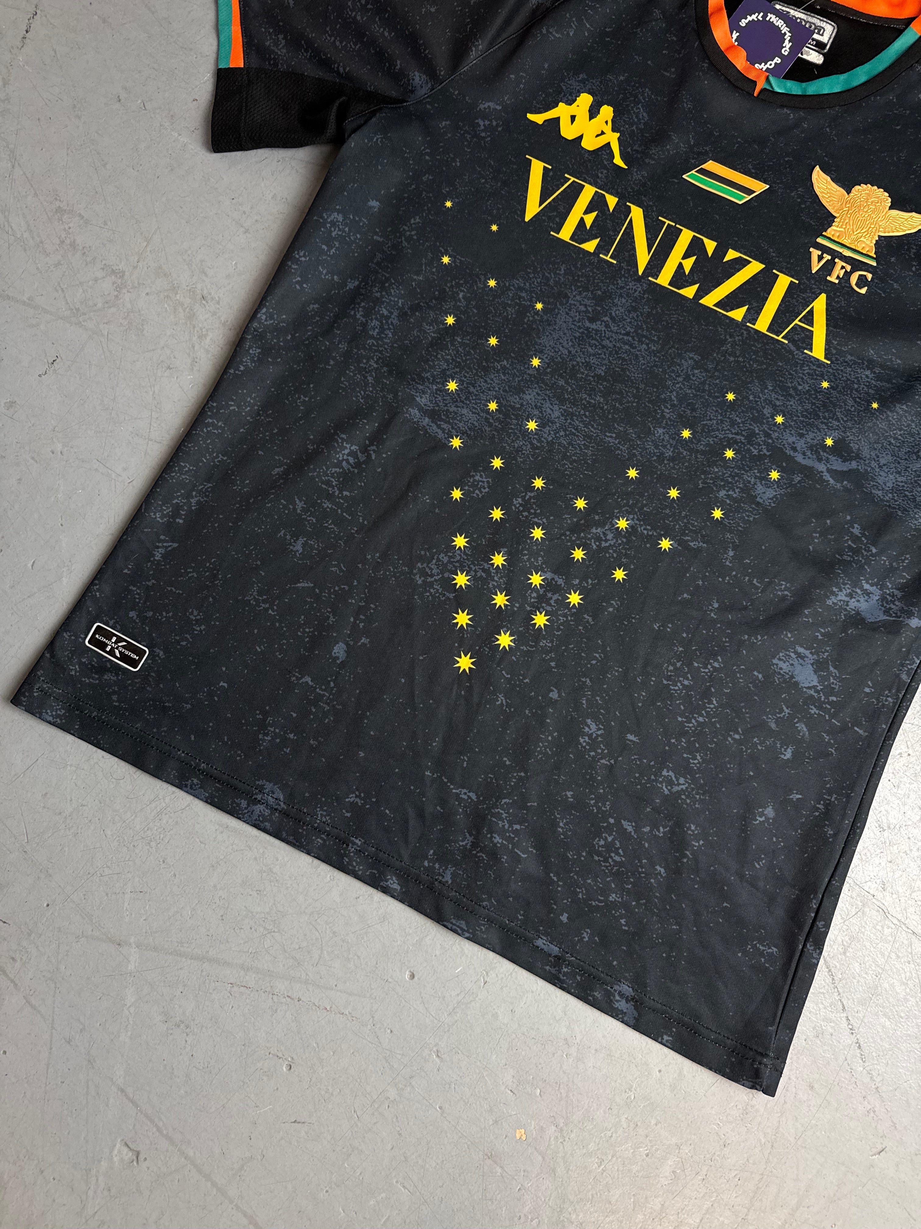 Kappa Venezia 21/22 Heim Fußballtrikot für Herren. Vintage second Hand Y2K 20l0s Fashion. 