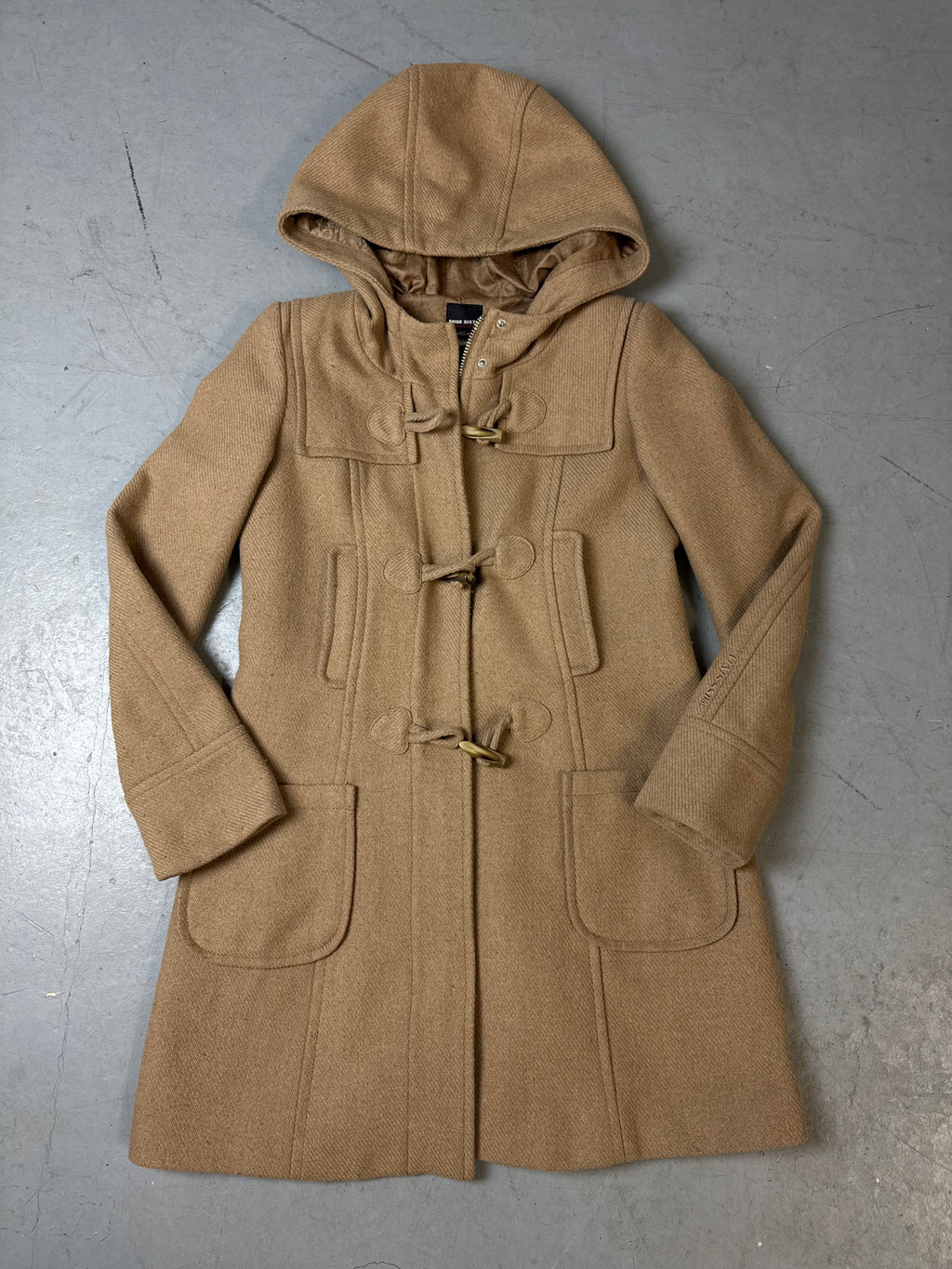 Vintage Miss Sixty Long Brown Coat M