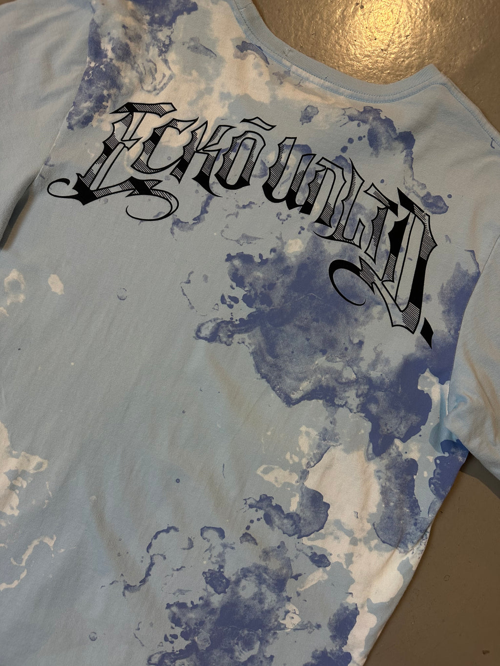 Vintage Baby Blue Graphic Tee L/XL