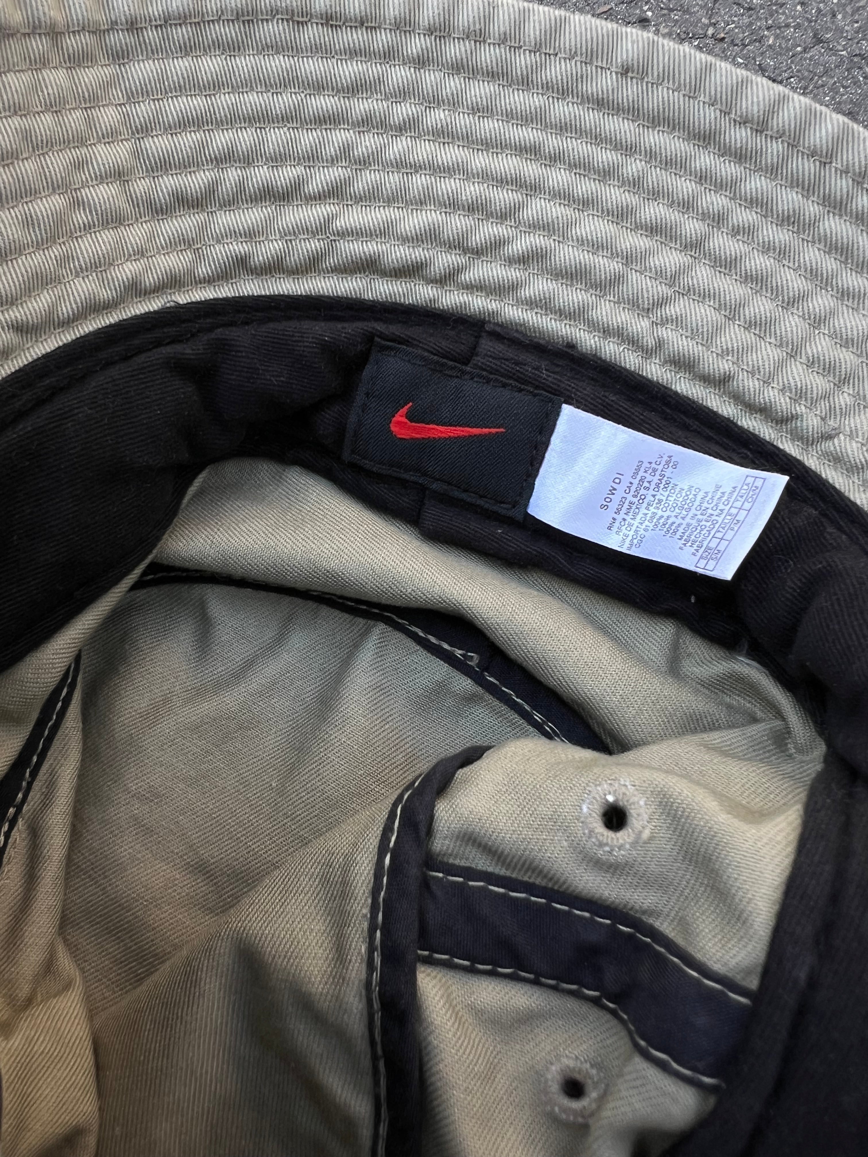 Vintage Nike Olive Green Bucket Hat