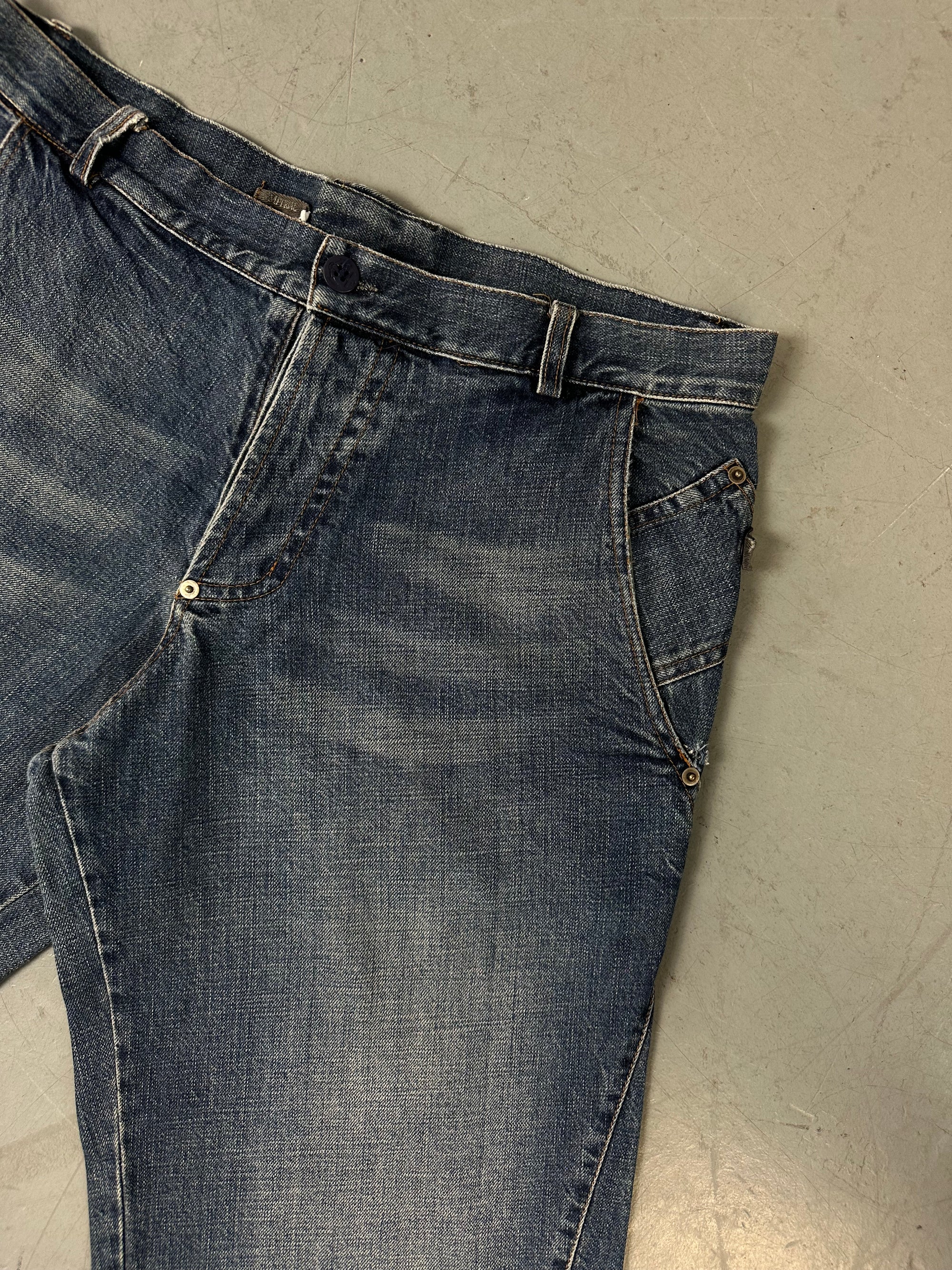 Vintage Blue Flared Denim L/XL