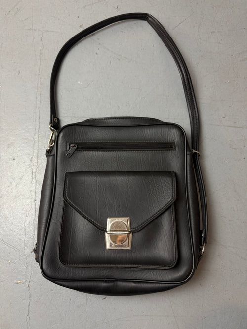 Vintage Pepe Black Crossbody Bag. Unisex. Y2K Second Hand 2000s Fashion