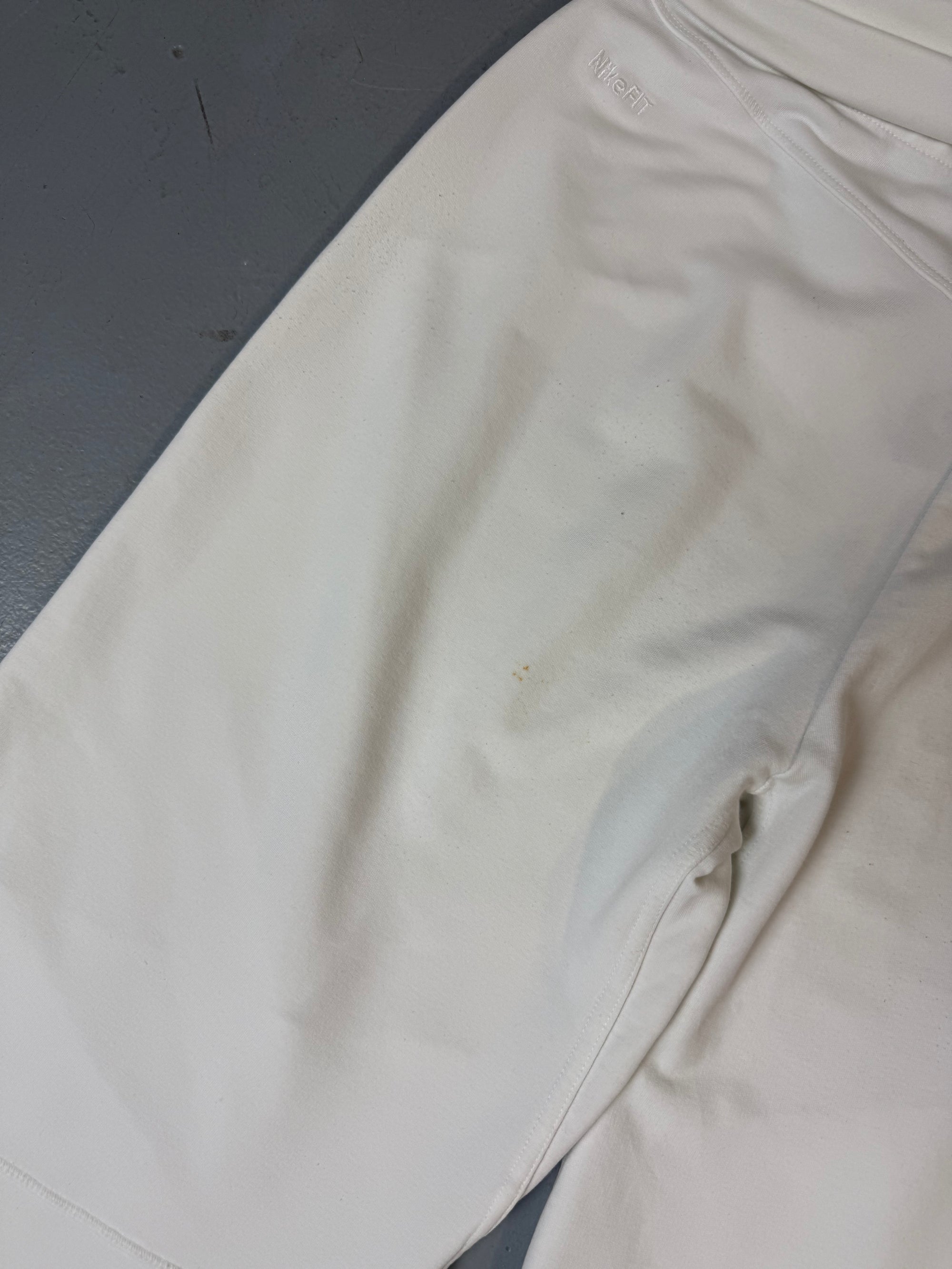 Vintage Nike White Baggy Gym Pants M