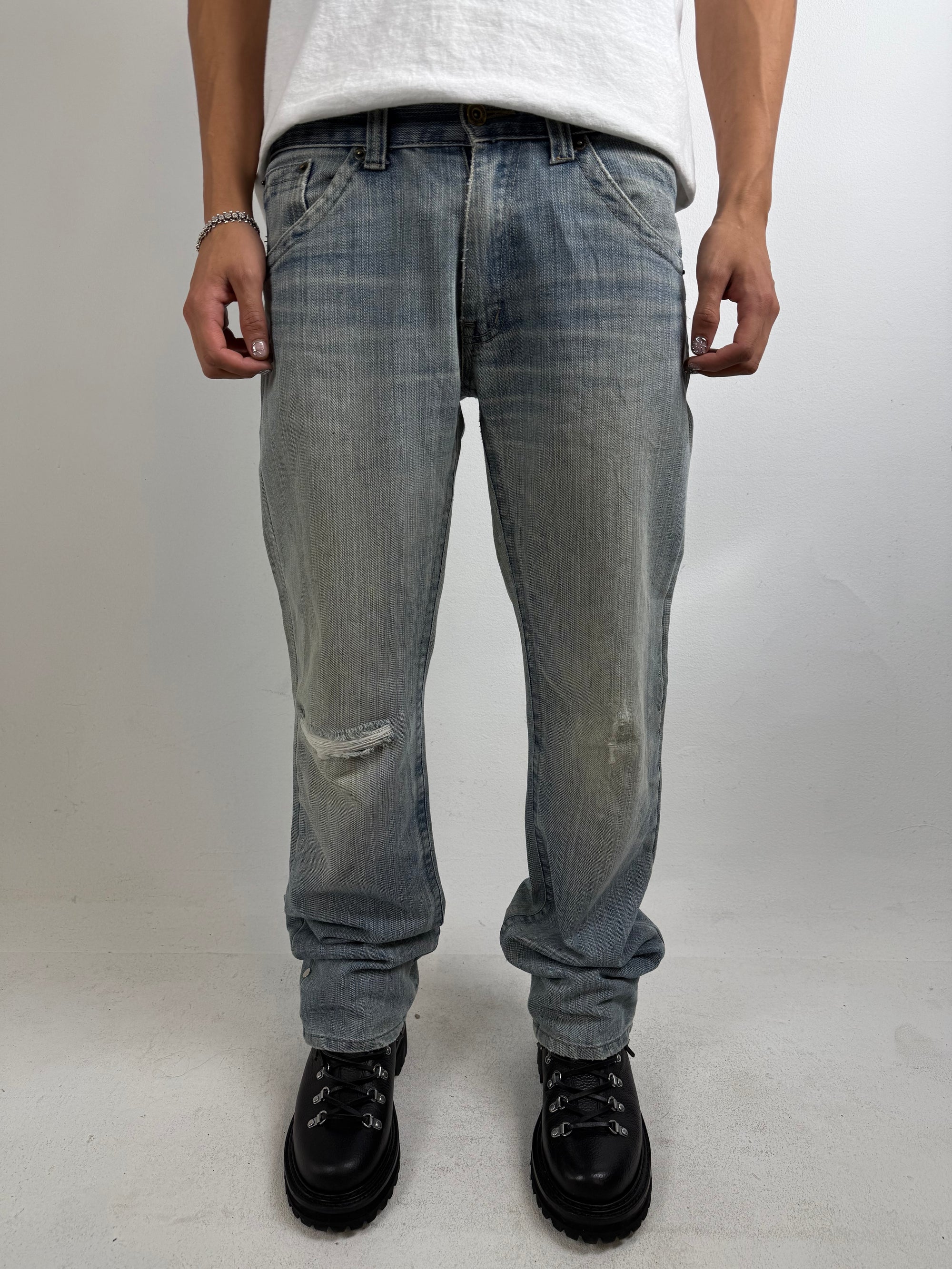 Vintage Dolce&Gabbana Ripped Bootcut Jeans S