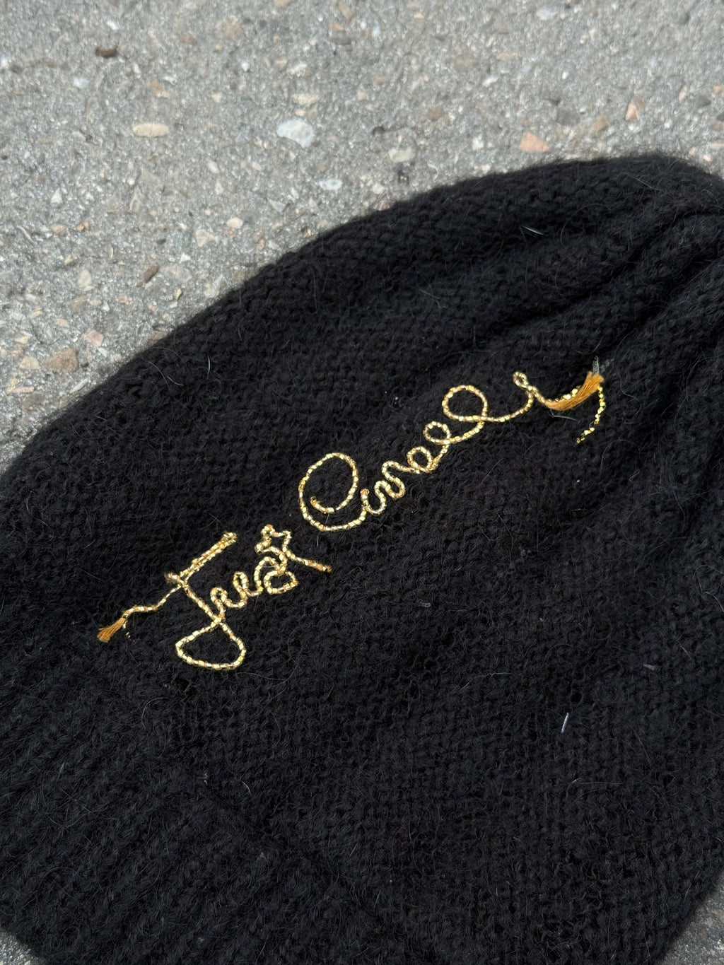 Vintage Just Cavalli Black Knit Hat