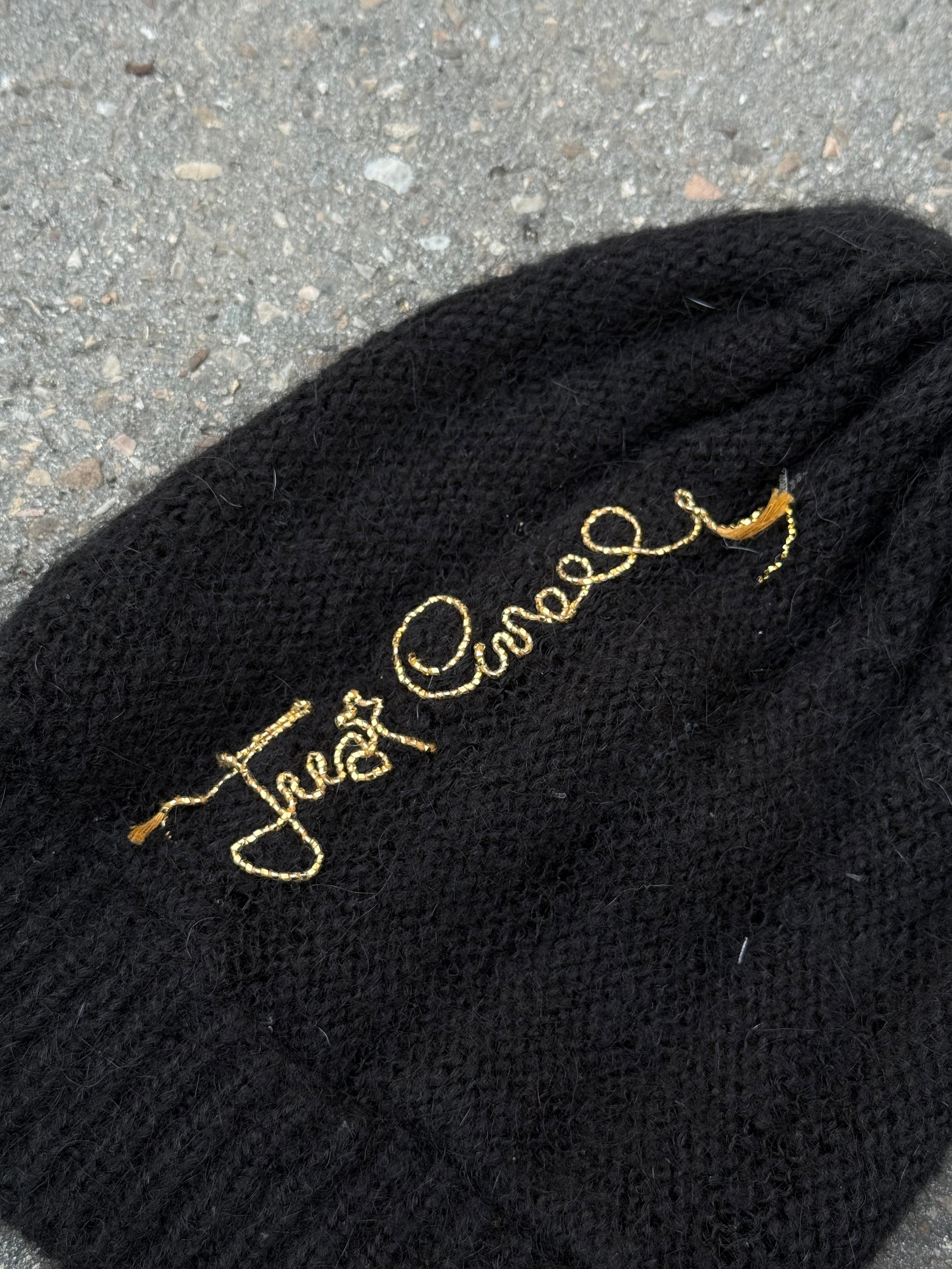 Vintage Just Cavalli Black Knit Hat