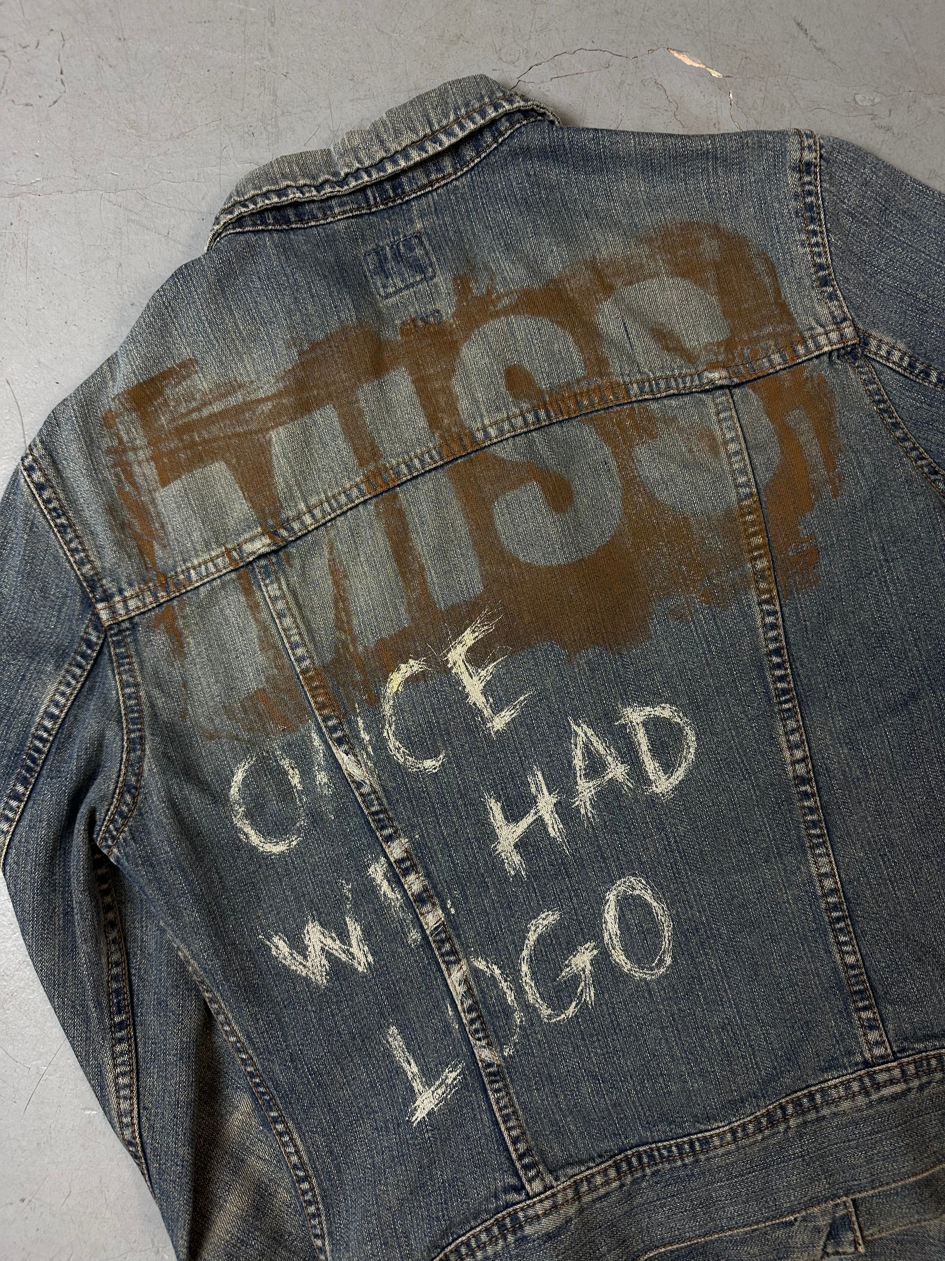 Vintage Miss Sixty Cropped Jeans Jacket S/M