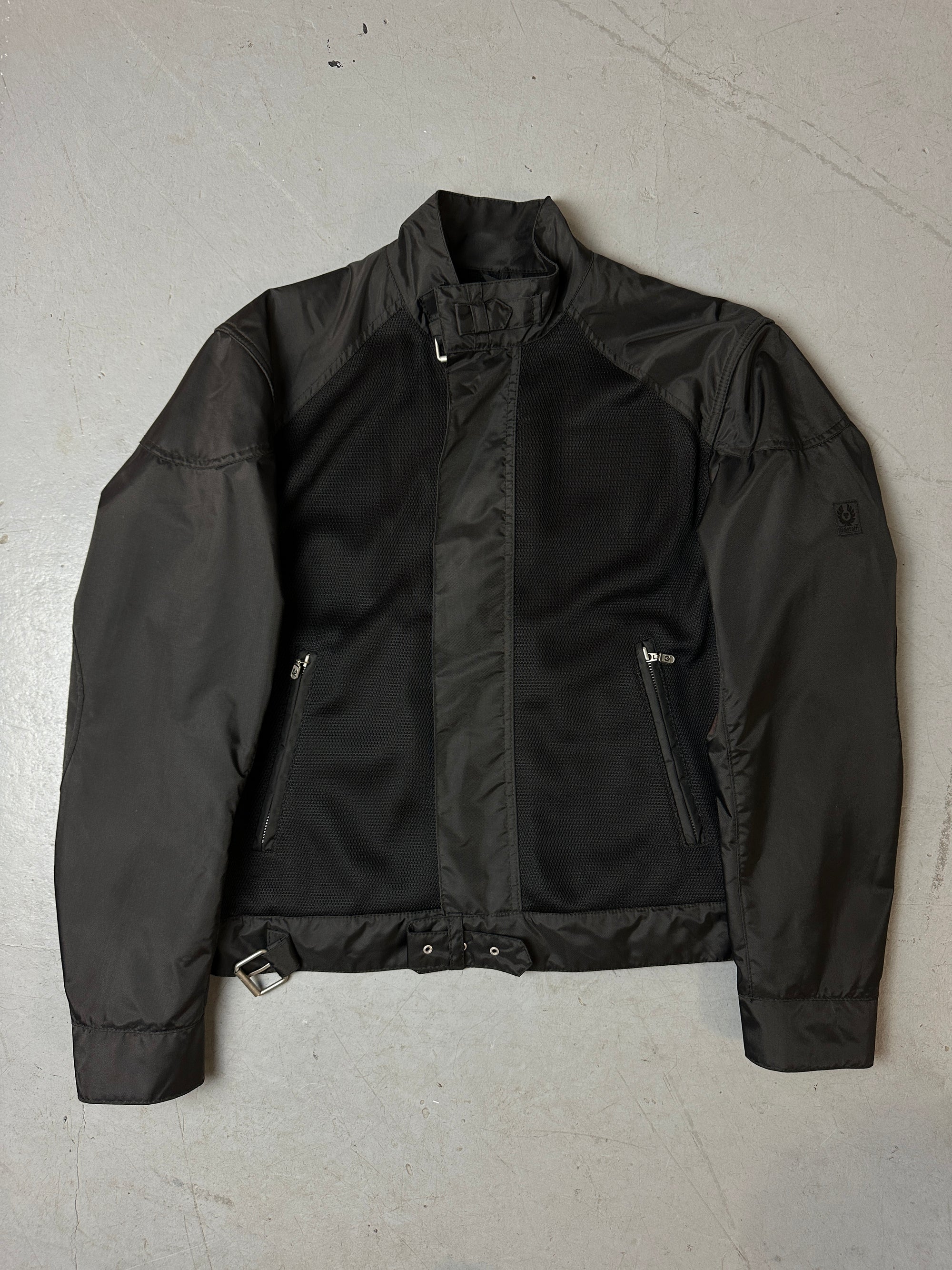 Produktbild von Vintage Black Belstaff Jacket M/L von vorne 