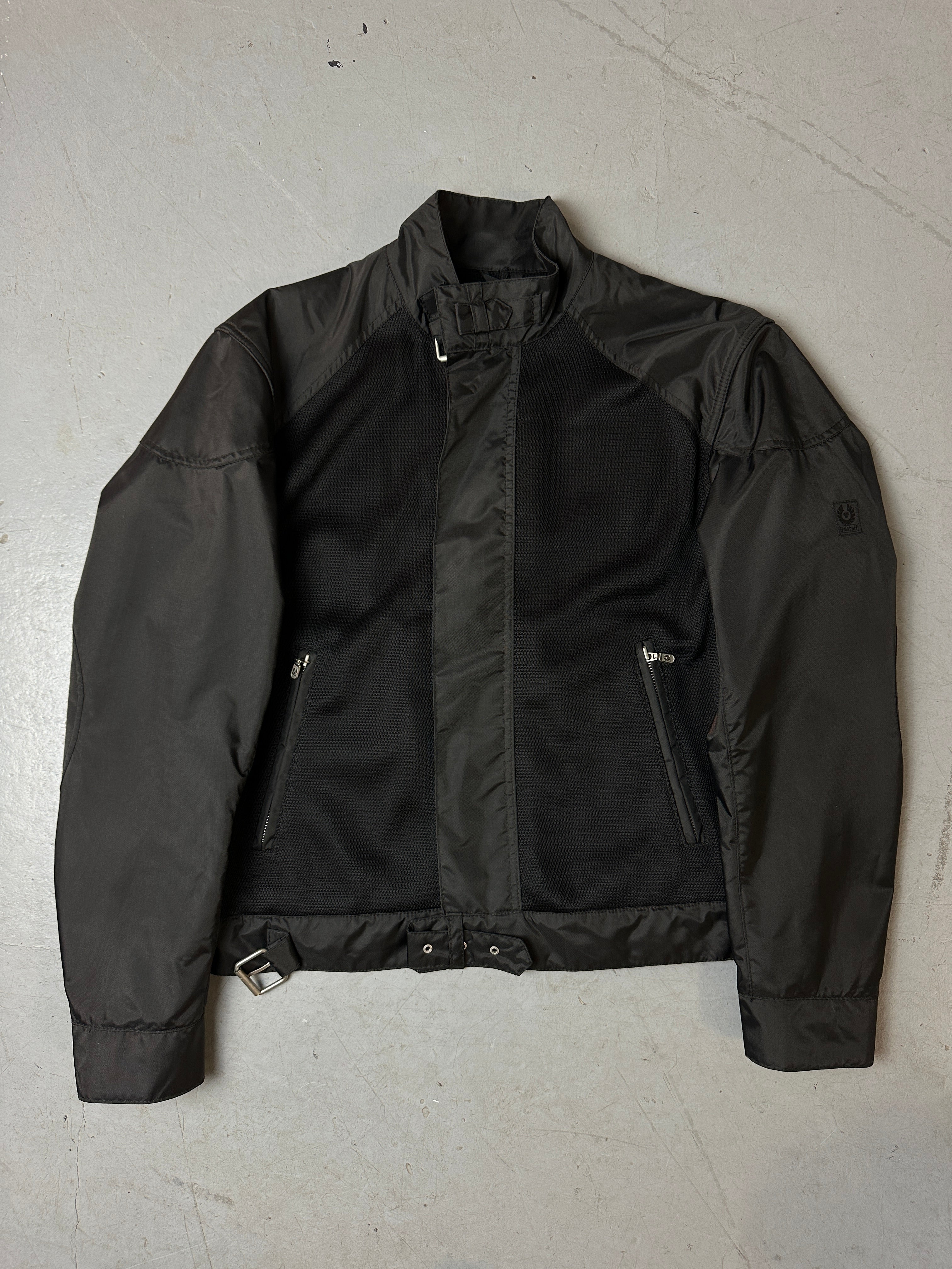 Produktbild von Vintage Black Belstaff Jacket M/L von vorne 