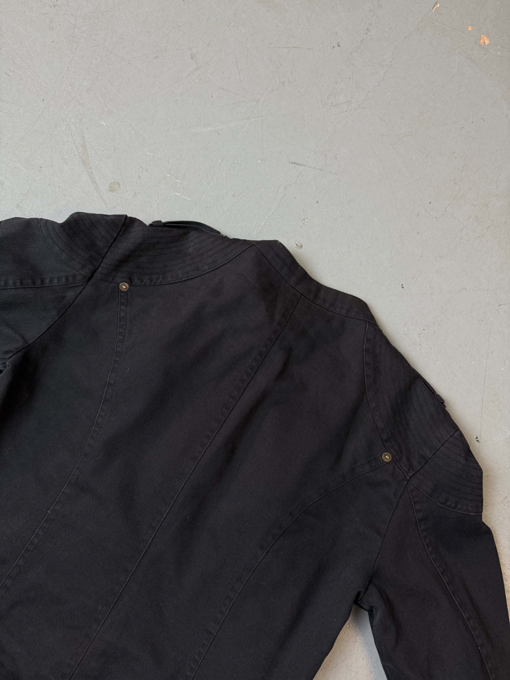 Detailliertes Produktbild von Vintage Phard Black Light Jacket S/M von hinten