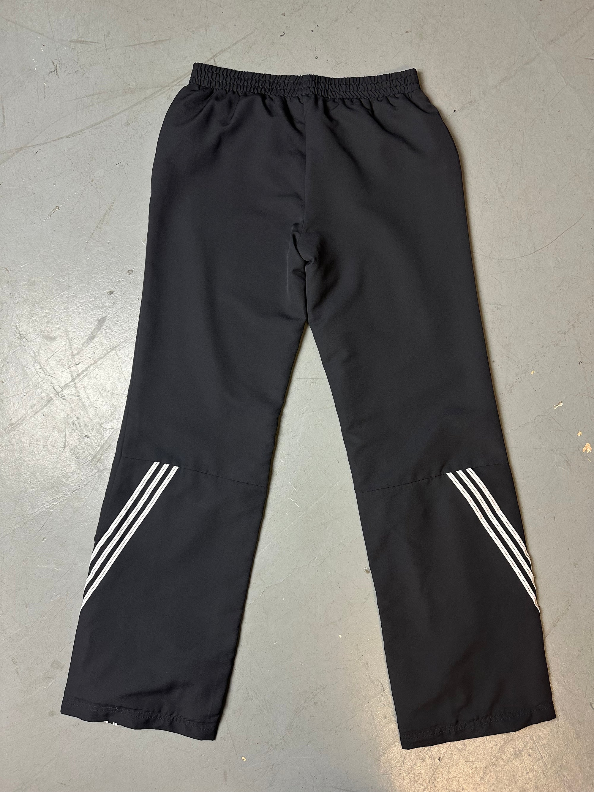 Vintage Adidas Black Straight Leg Track Pants S